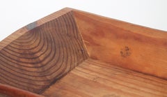 19th Century Hand Carved American Dough Bowl