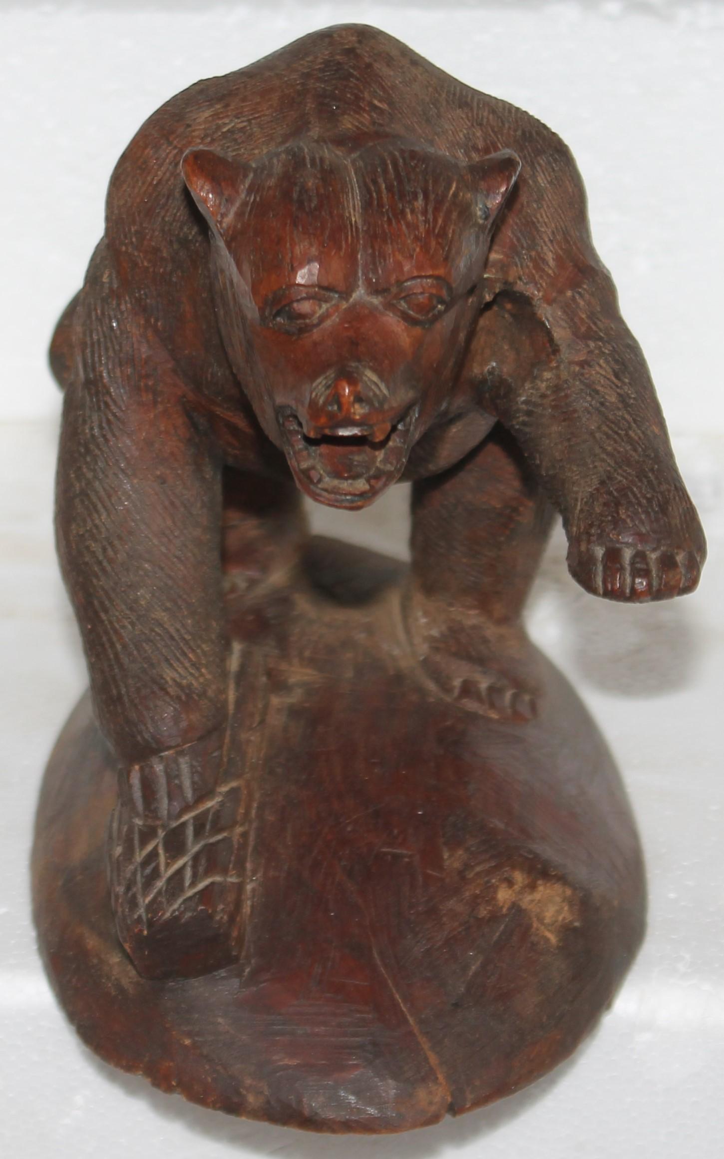 Adirondack 19Thc Hand Carved Bear For Sale