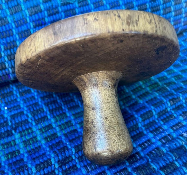 19Thc Hand Carved Cow Butter Stamp For Sale at 1stDibs