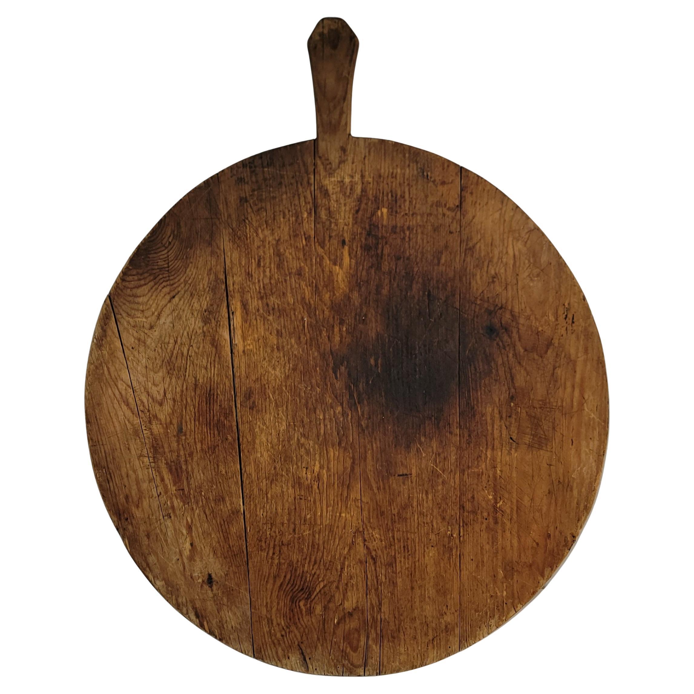 19Thc Hand Carved Dough Board