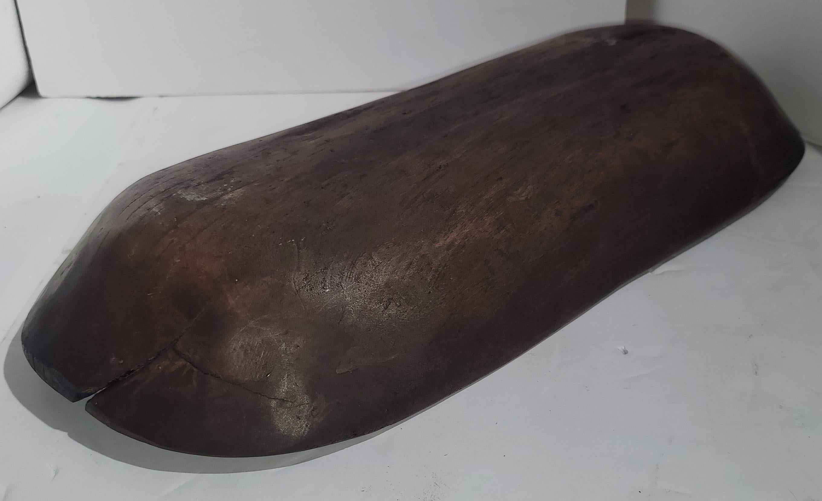 Wood 19Thc Hand Carved Dough Bowl From New England For Sale