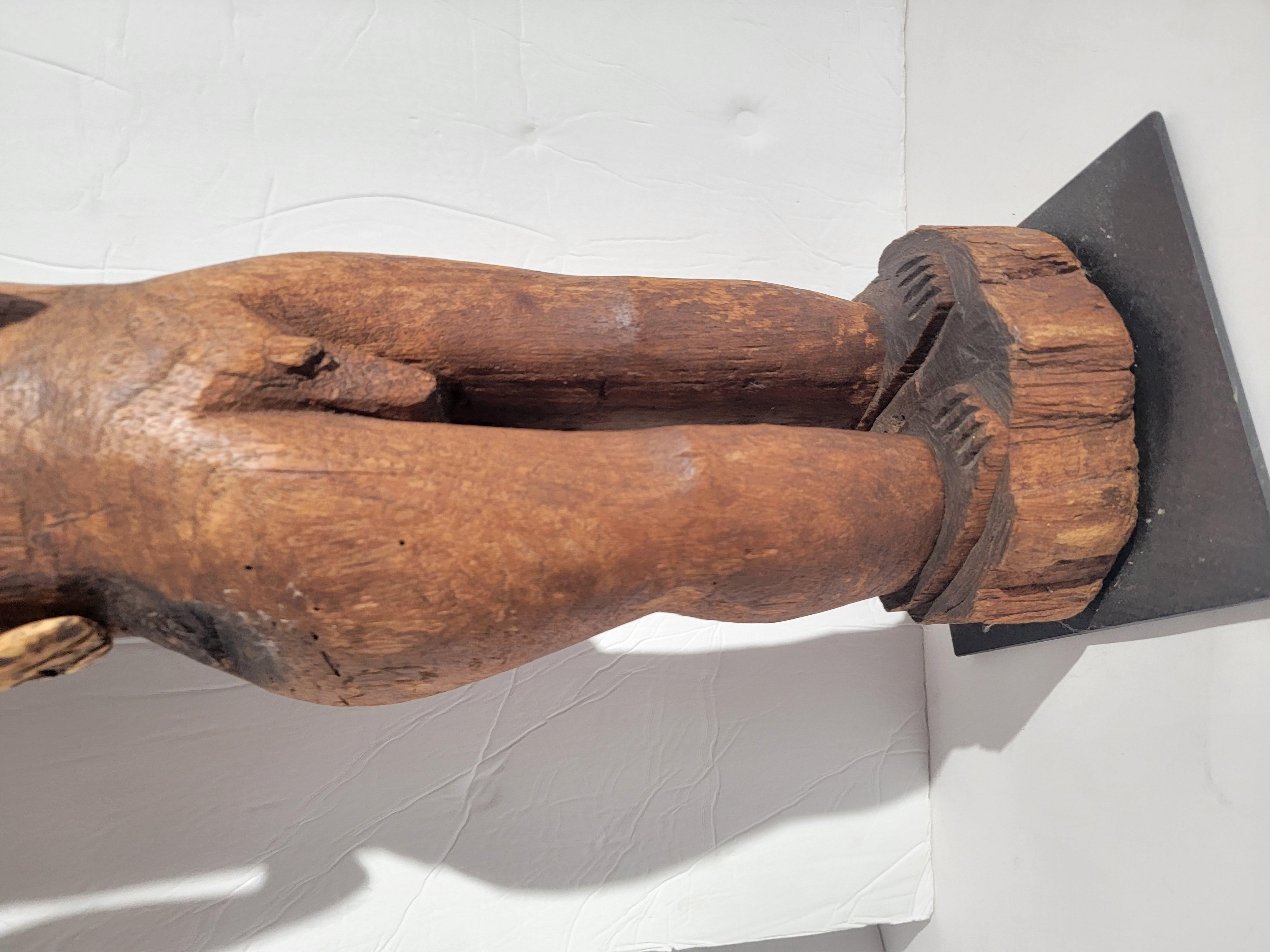 19Thc Hand Carved Gentleman Sculpture / Whirlygig For Sale 2