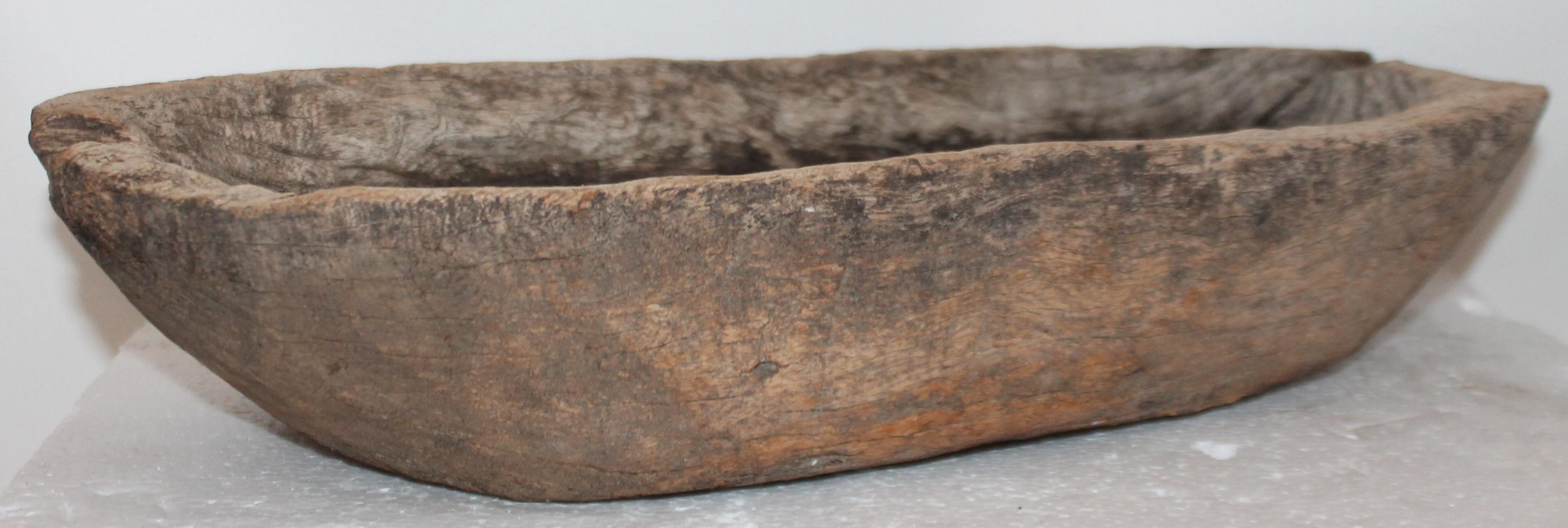 19th Century Hand Carved Indian Wood Bowl For Sale at 1stDibs ...