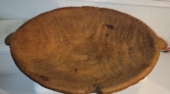 19Thc Hand Carved Native American Carved Trencher
