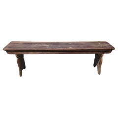 19thc Hand Made Farm Bench From Pennsylvania