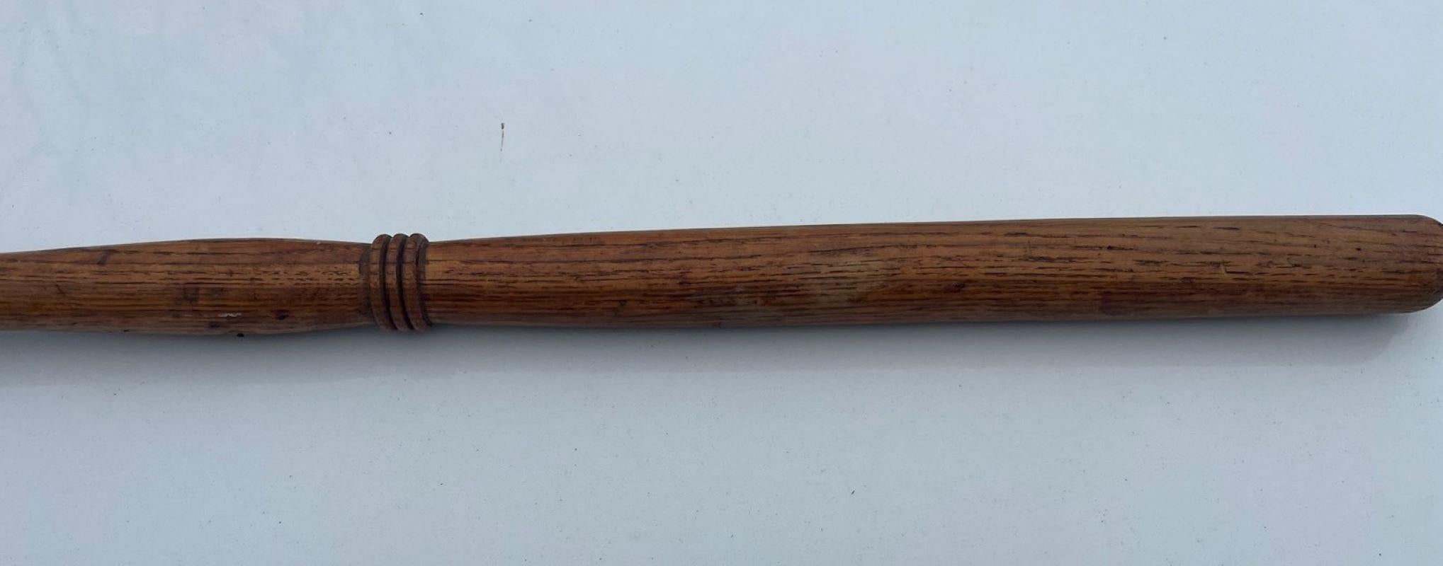 Leather 19th Century Hand Made Rug Beater