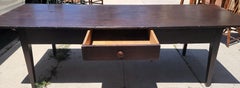 19thc Harvest /Farm  Walnut Table