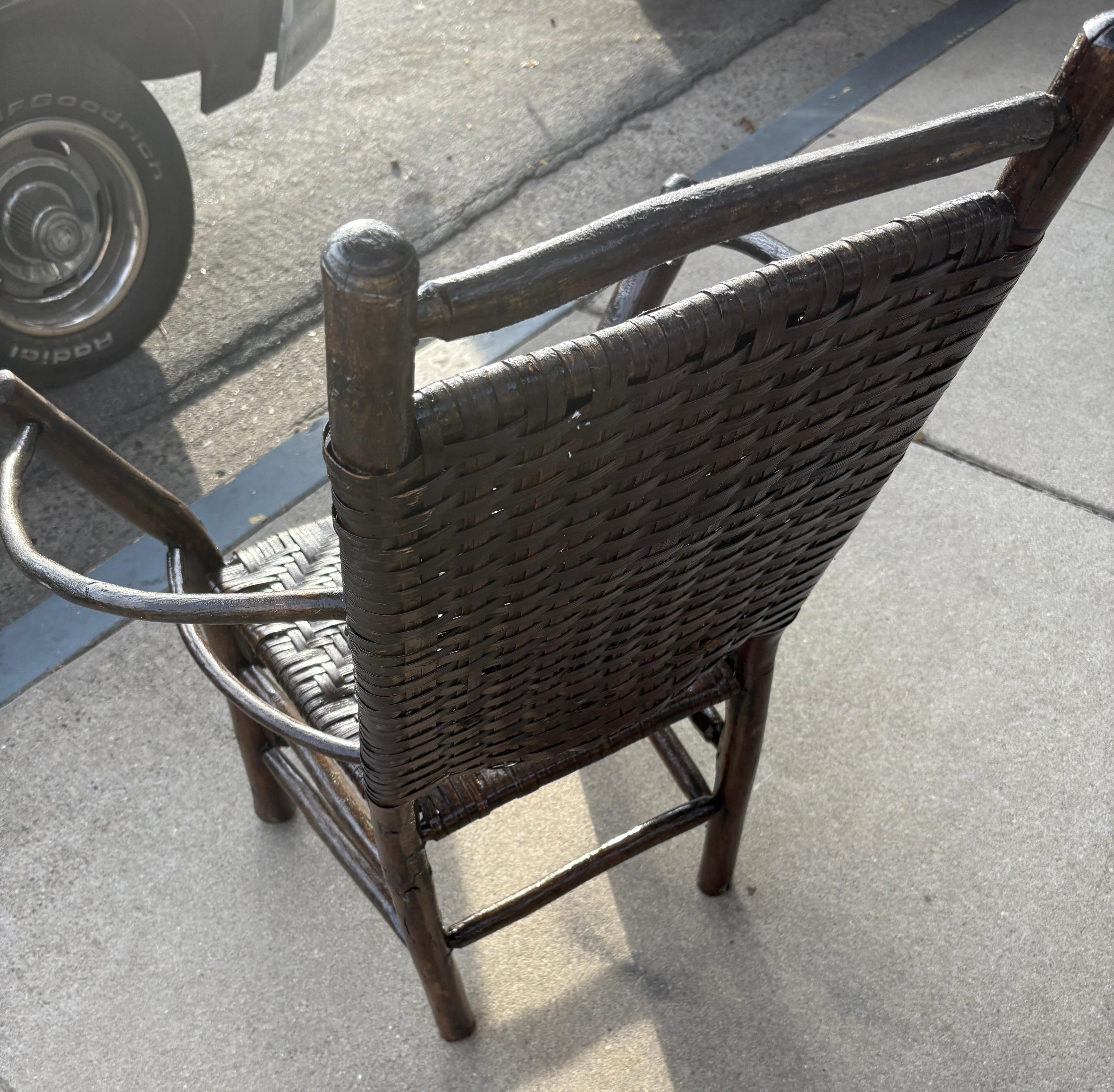 19Thc Hickory-Bentwood  Ranch House Sessel (Adirondack) im Angebot