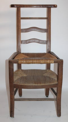 19th Century High Chair with Lift Top Seat