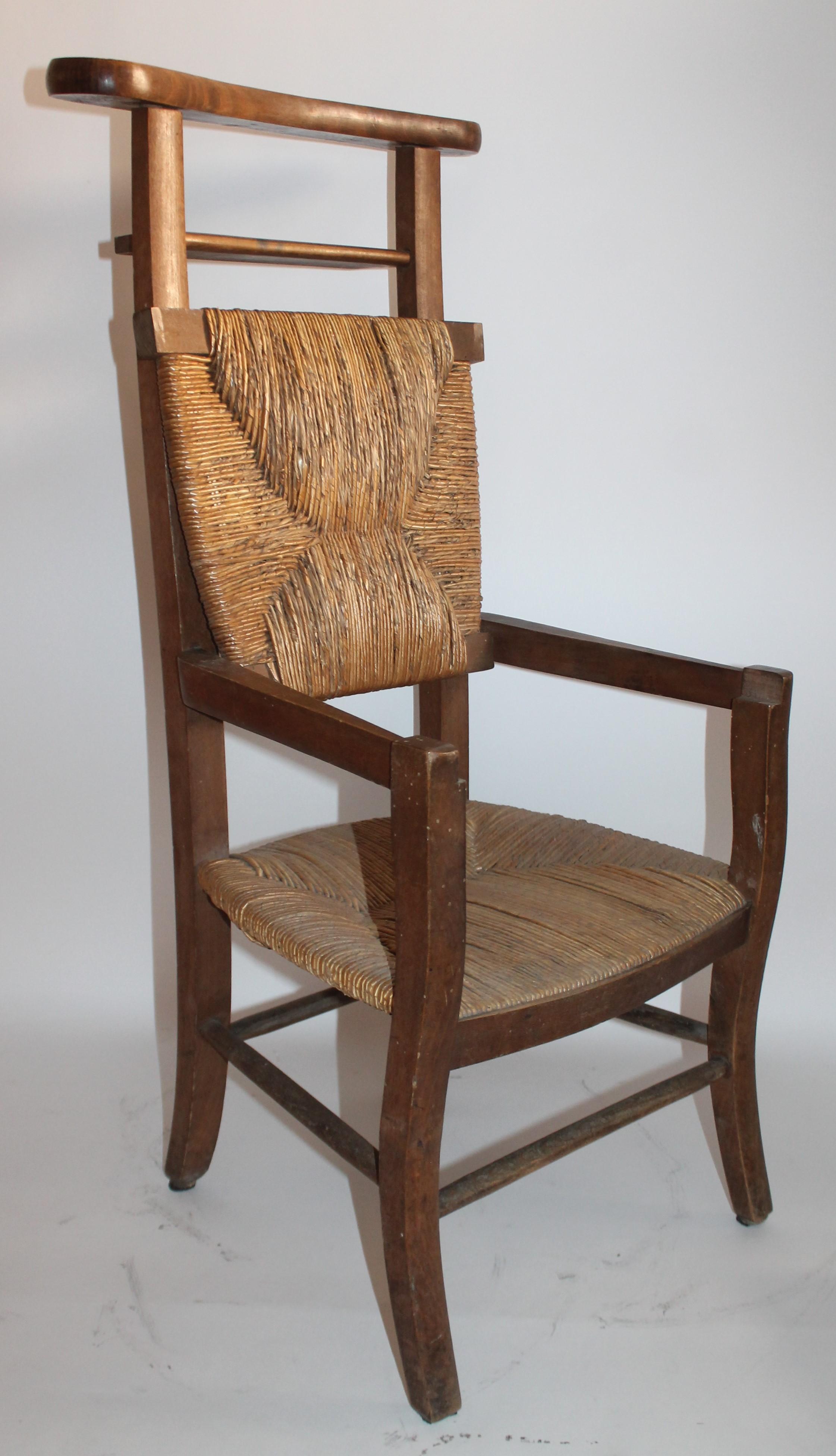Adirondack 19th Century High Chair with Lift Top Seat For Sale