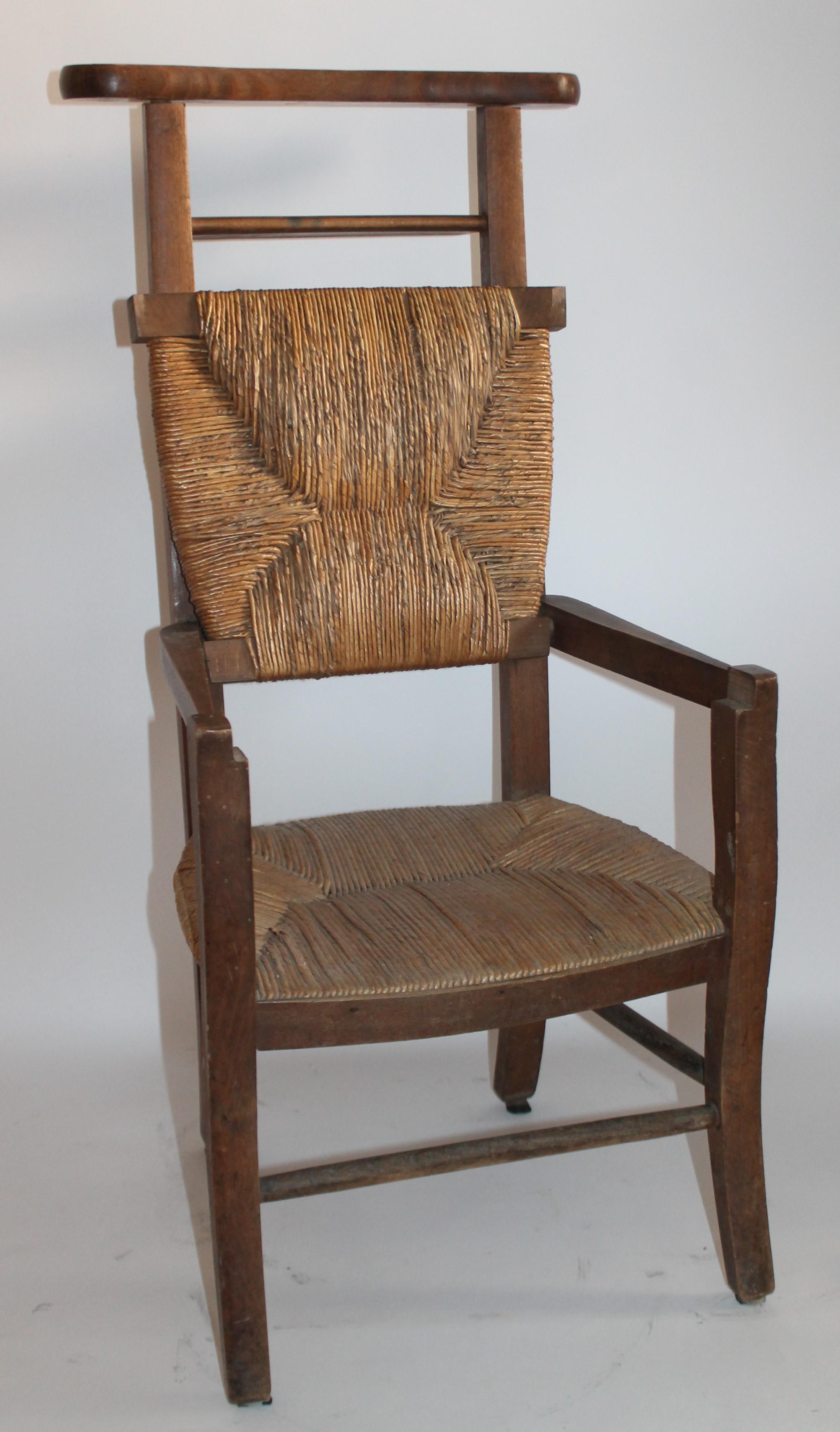 American 19th Century High Chair with Lift Top Seat For Sale
