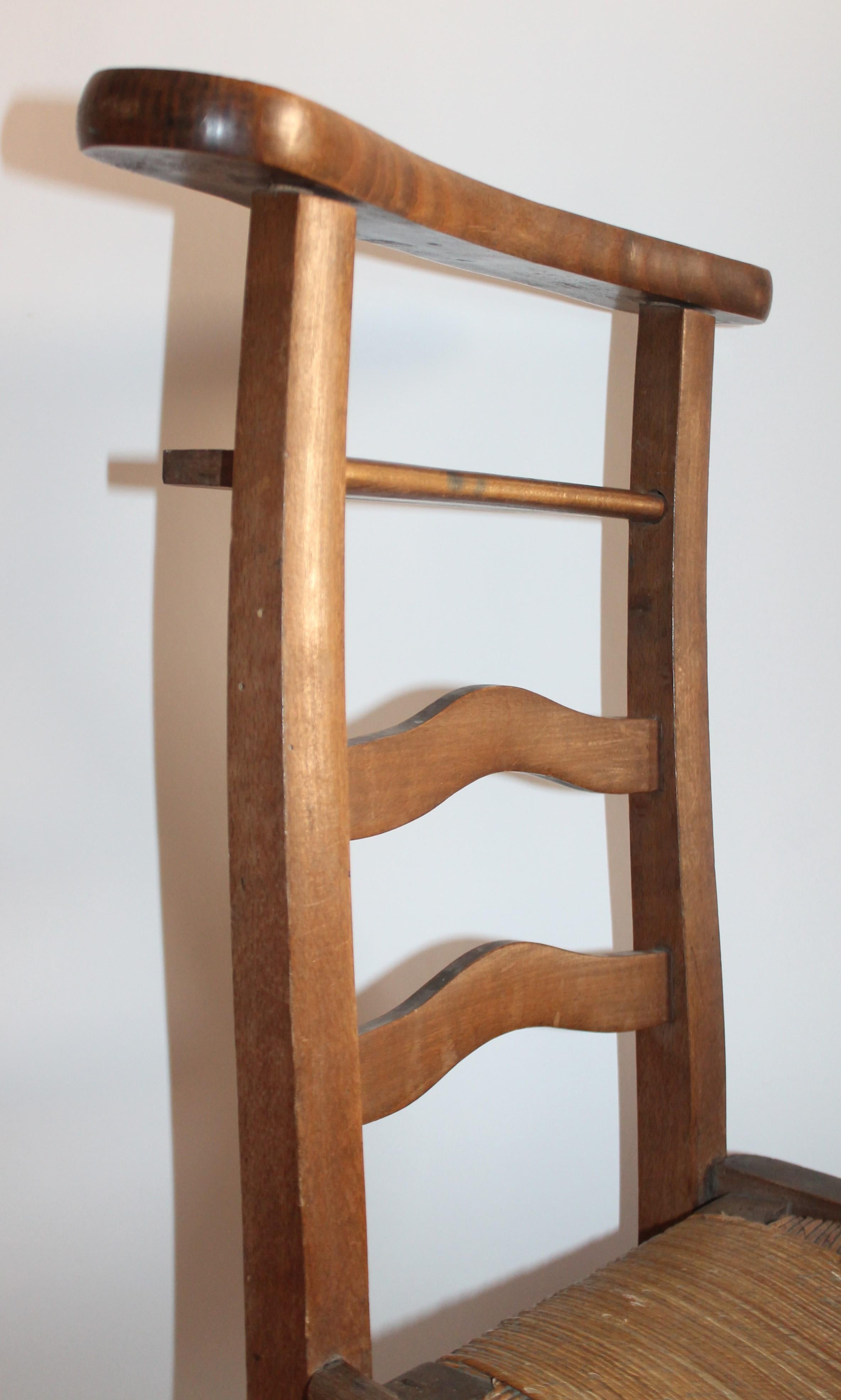 19th Century High Chair with Lift Top Seat In Good Condition For Sale In Los Angeles, CA