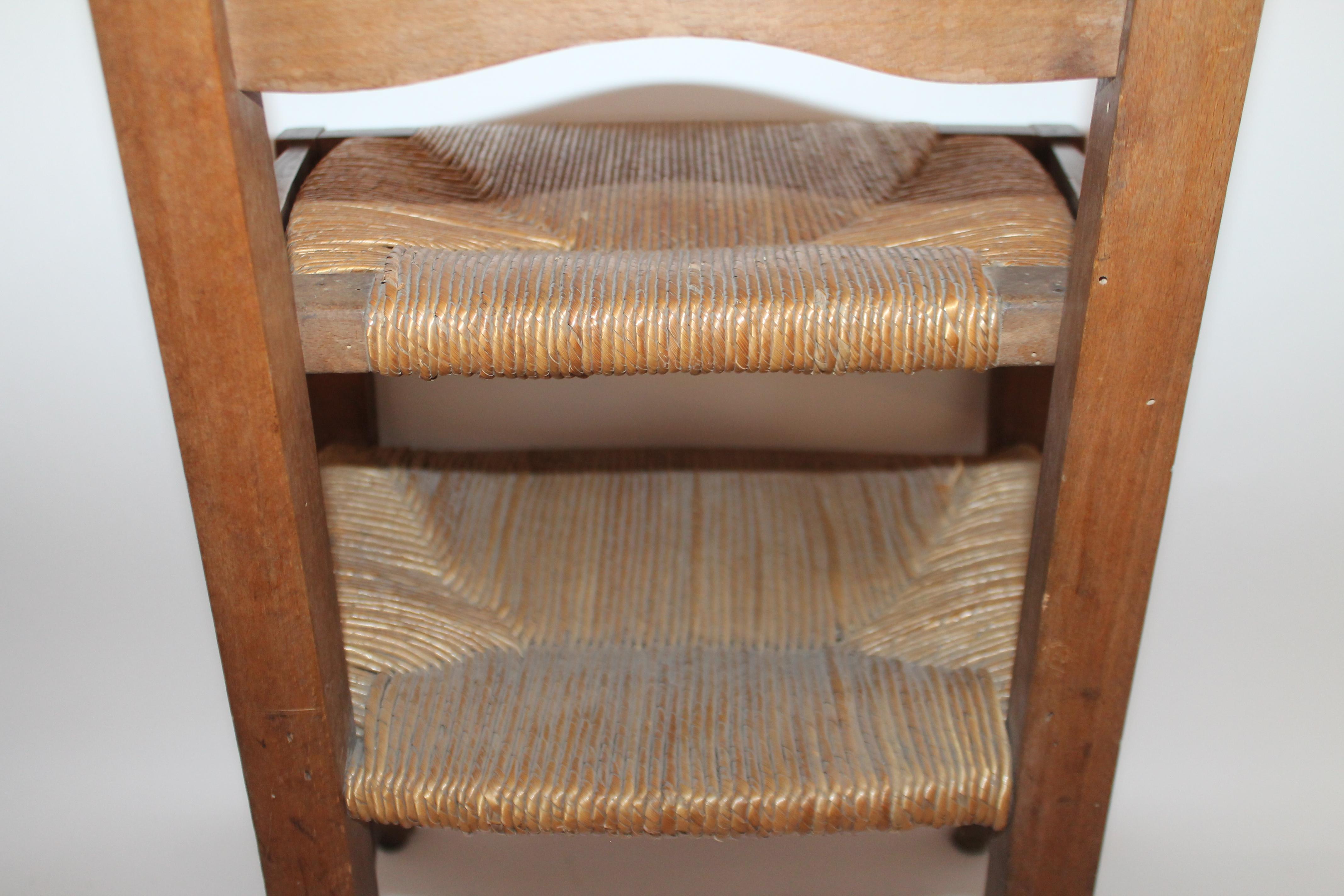 19th Century High Chair with Lift Top Seat For Sale 2