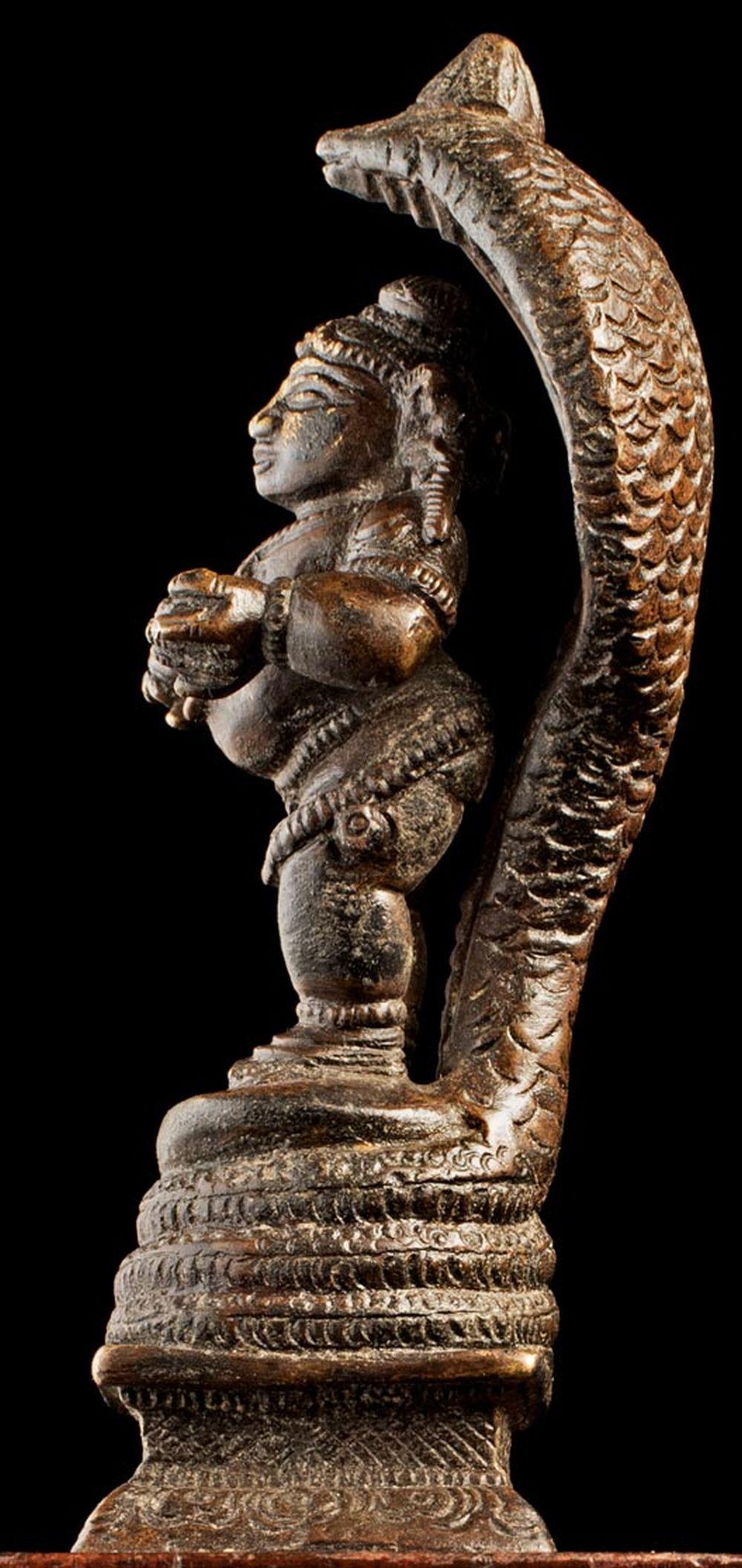 Cast 19th C Indian Bronze Figure, 8900