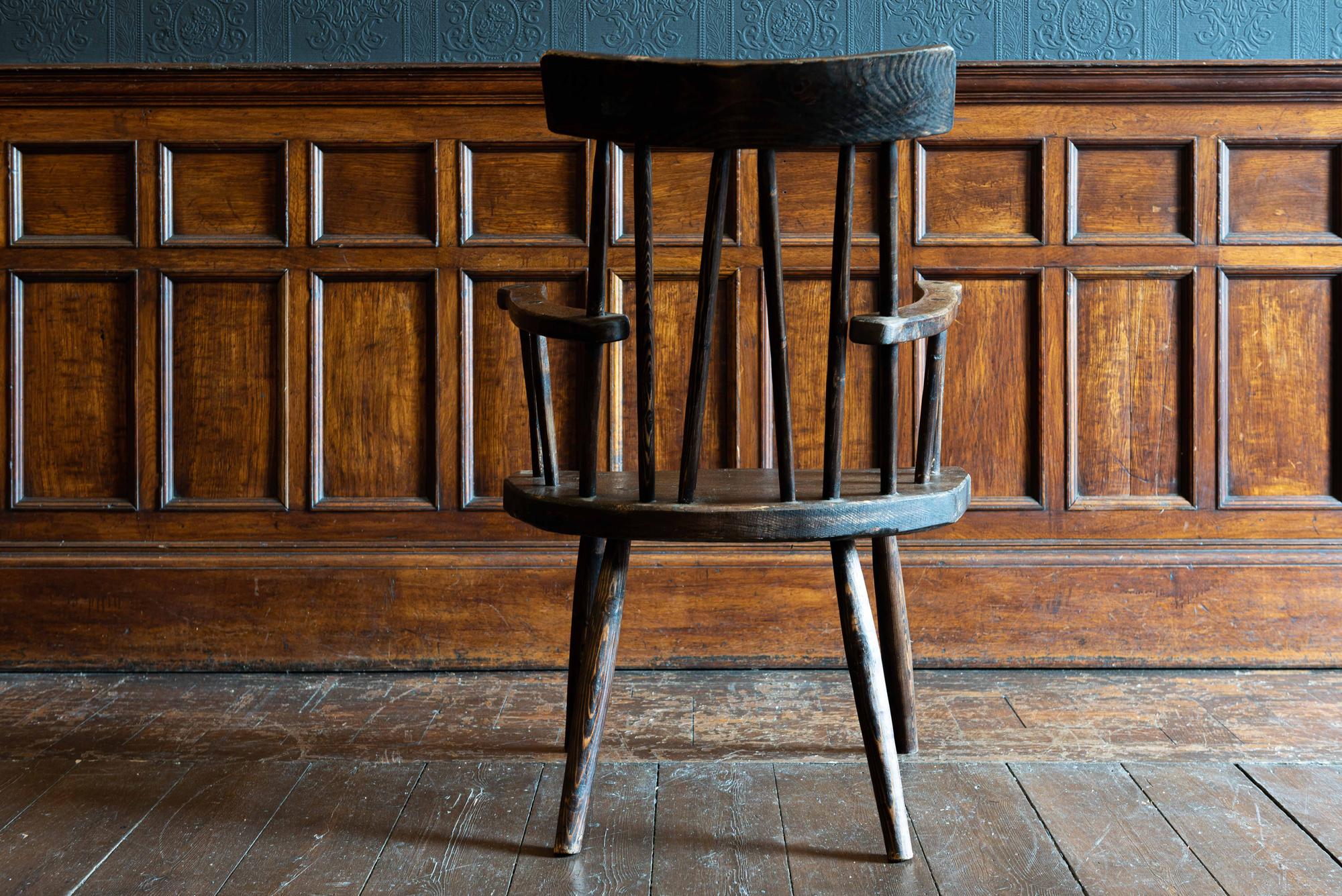 19th Century Irish Famine Chair In Good Condition In Staffordshire, GB