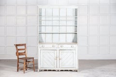 19th C Irish Vernacular Painted Farmhouse Dresser