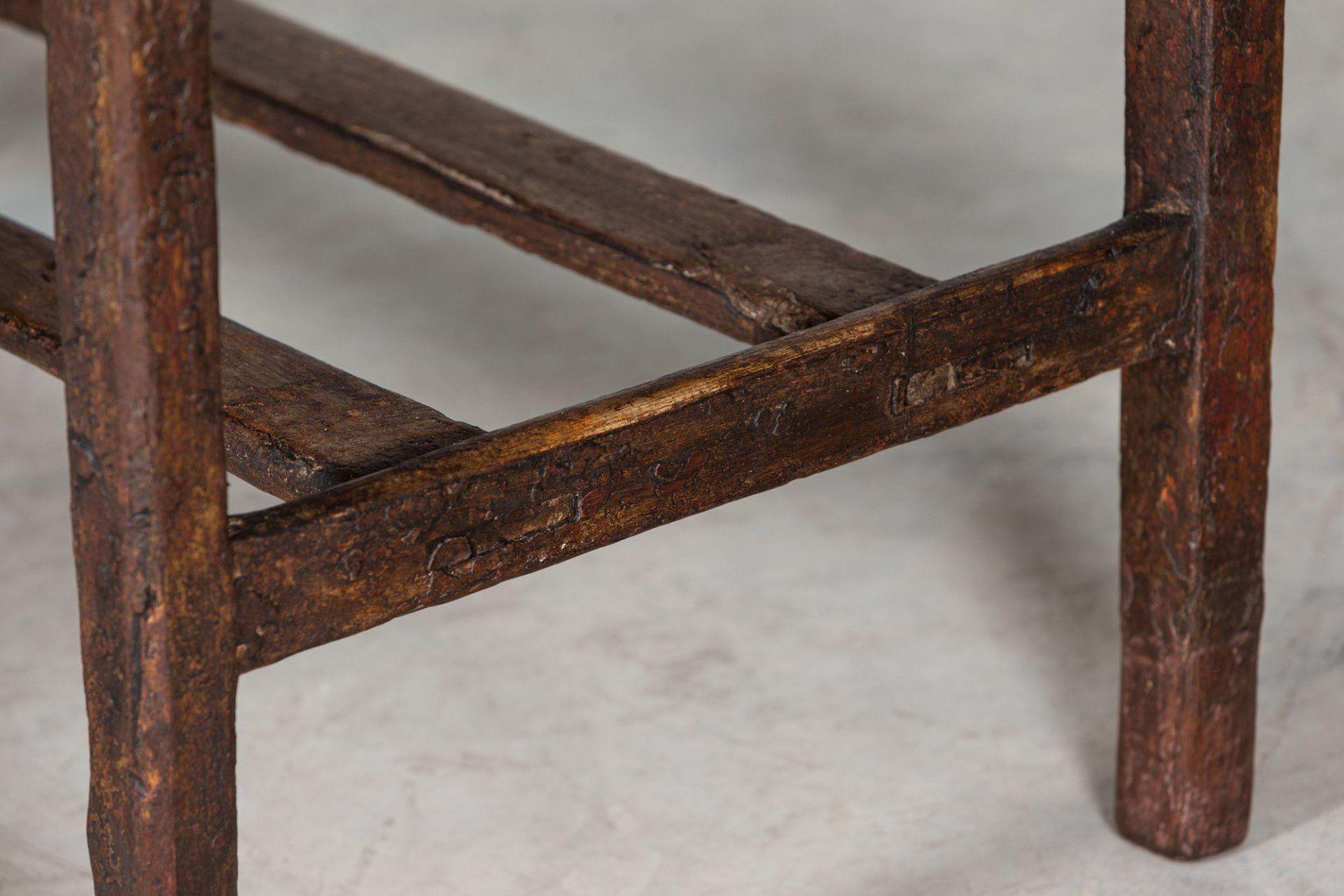 Irischer, spektakulärer bemalter Kiefernholztisch aus dem 19. Jahrhundert im Angebot 8