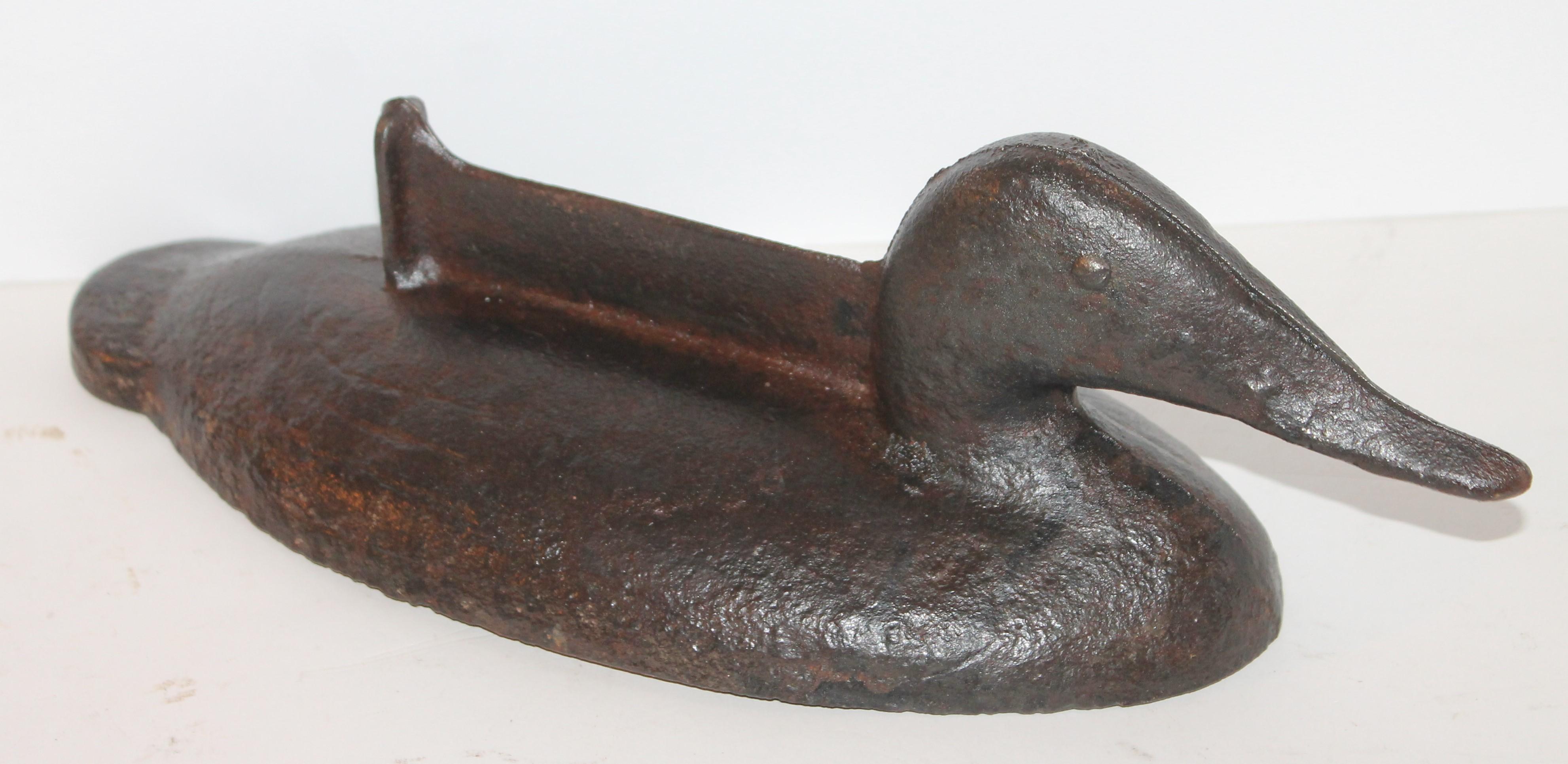 cast iron duck boot scraper