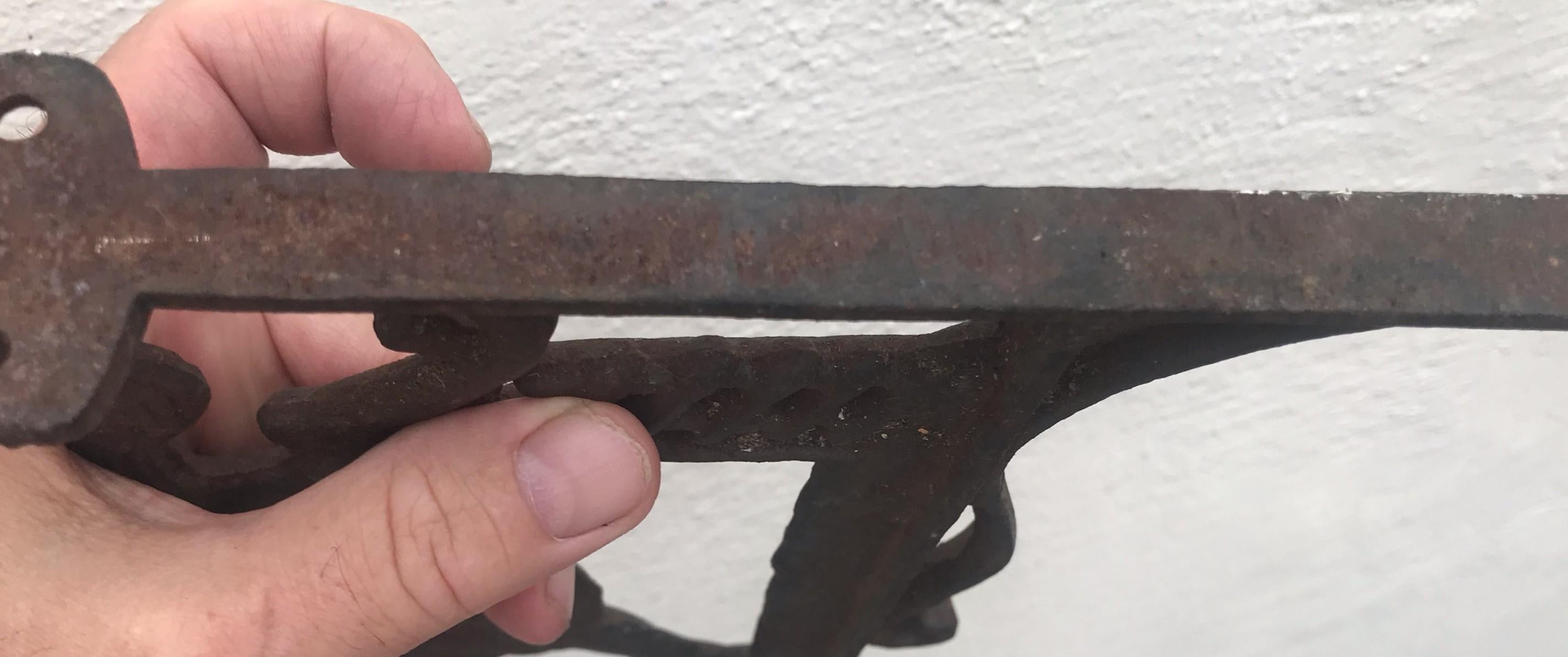19th Century Iron Horse and Rider Wall Mount 3