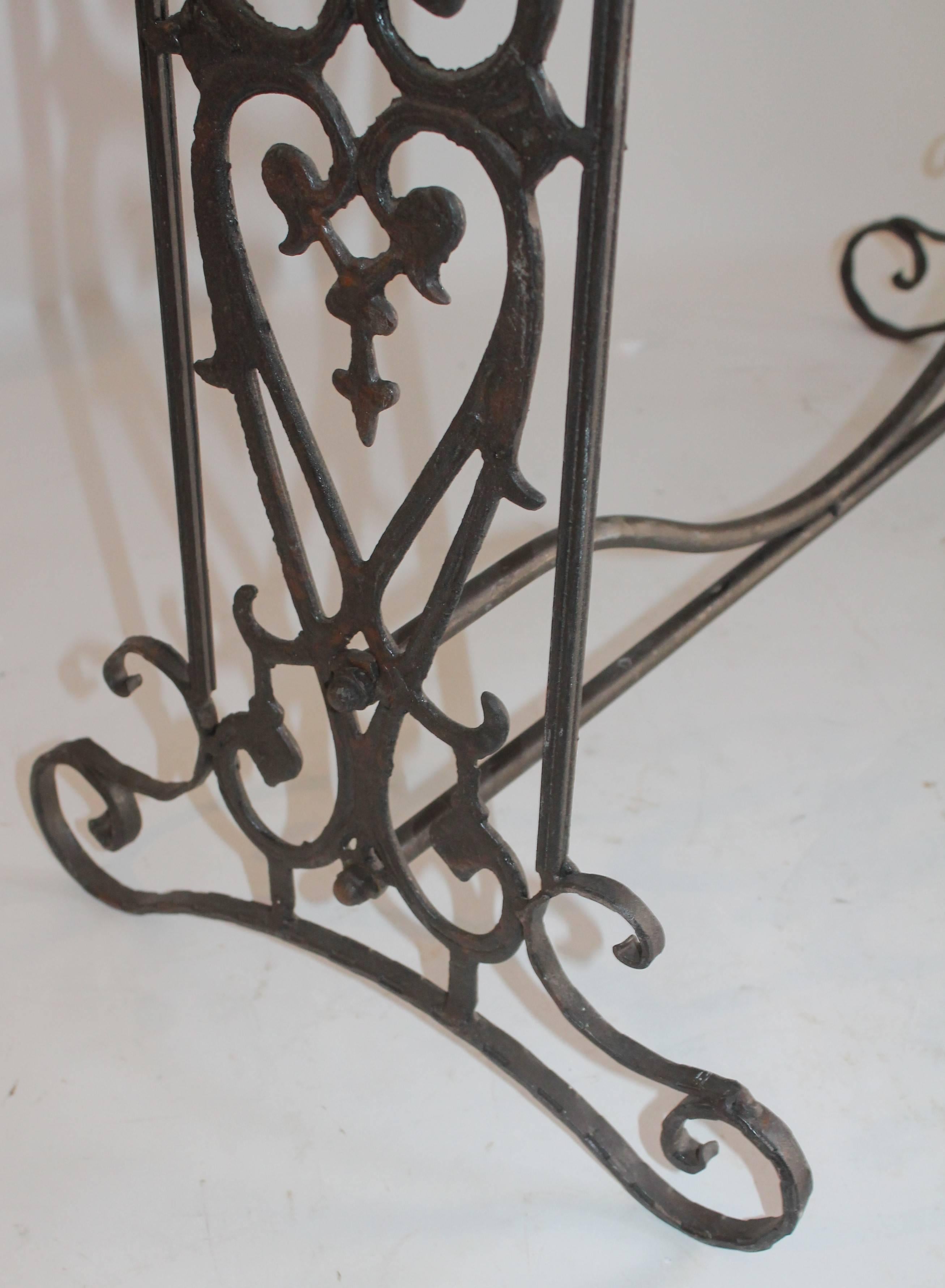 Other 19th Century Iron Quilt and Blanket Rack