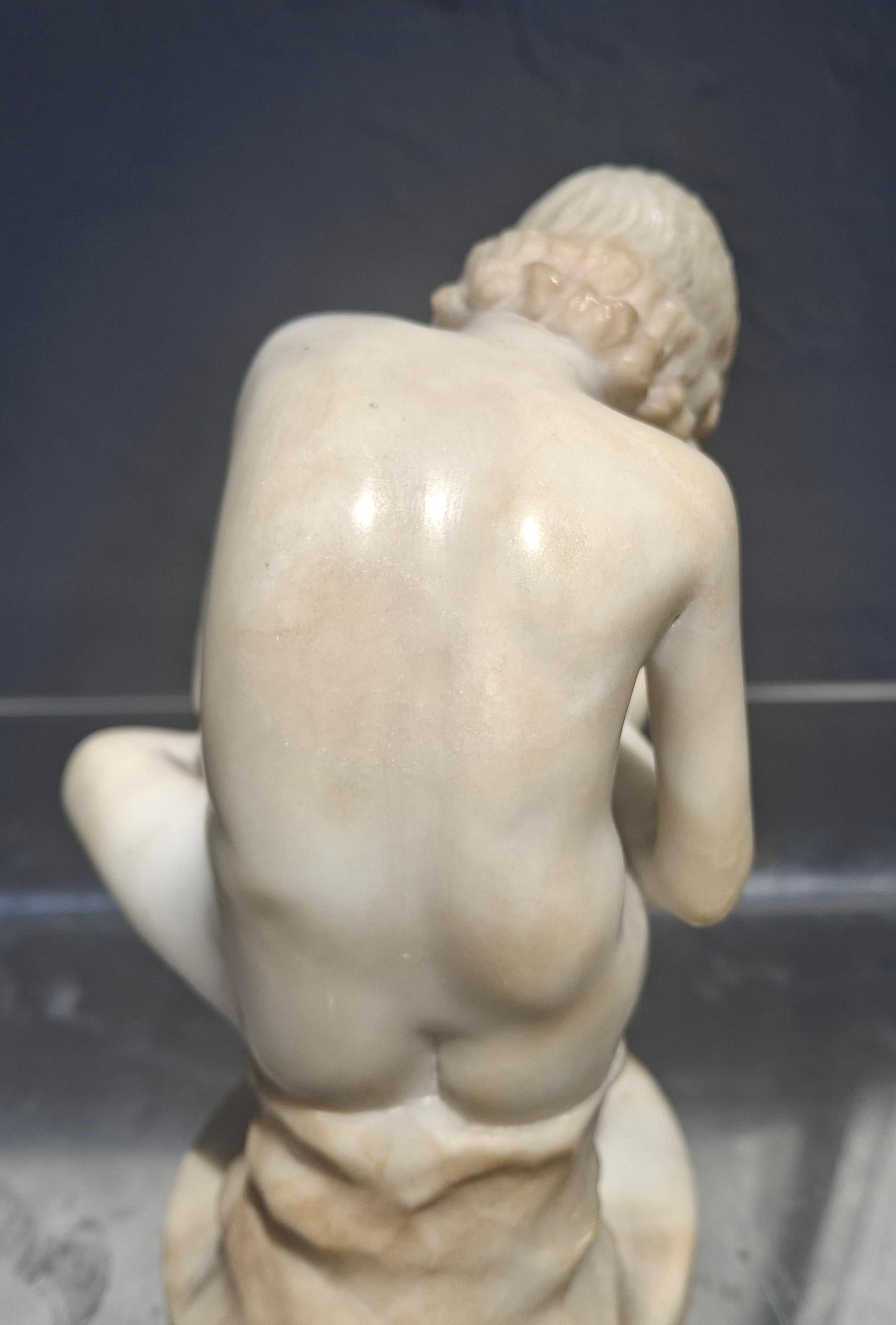 Scultura in marmo del Grand Tour italiano del XIX secolo 