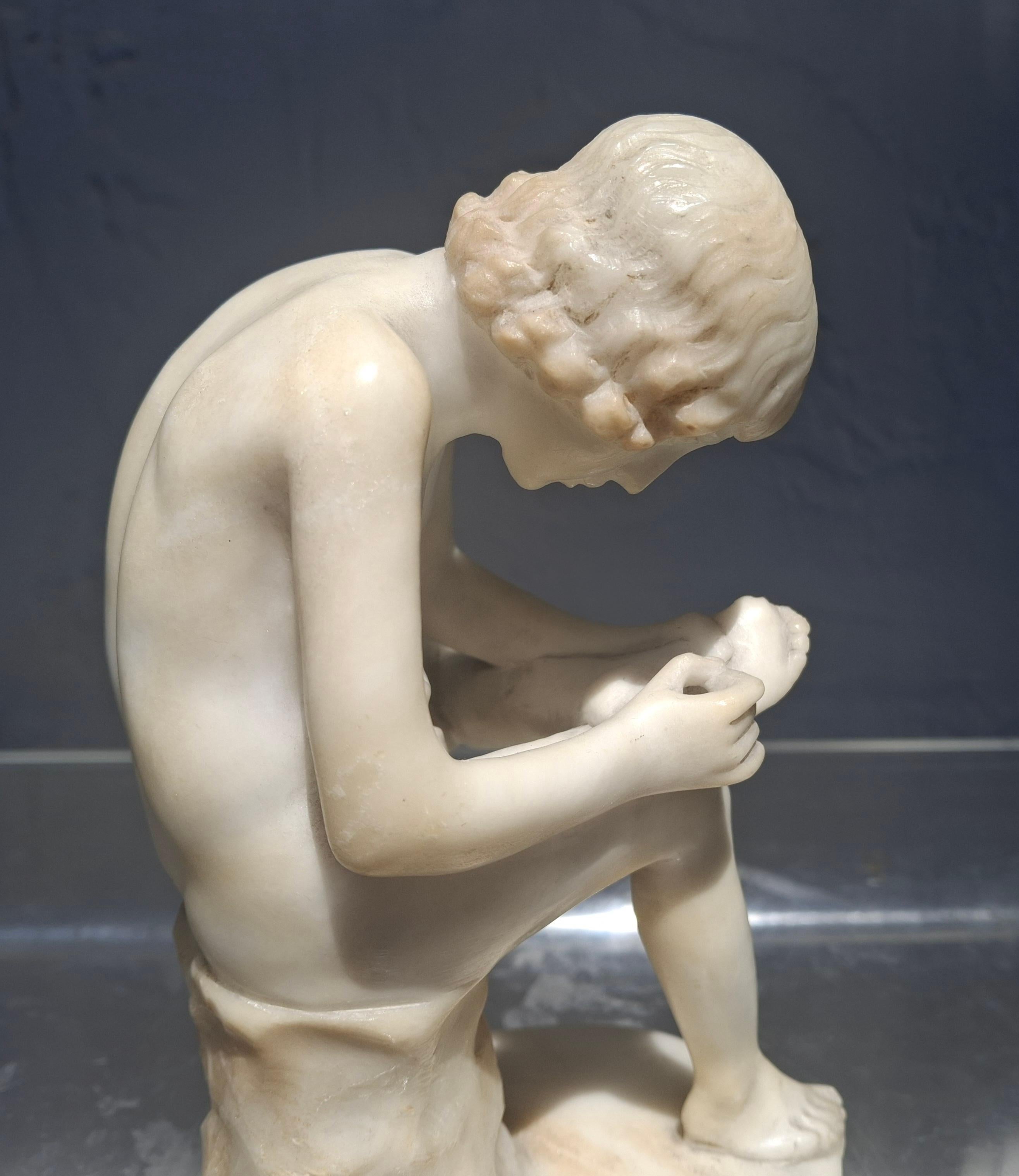 Scultura in marmo del Grand Tour italiano del XIX secolo 