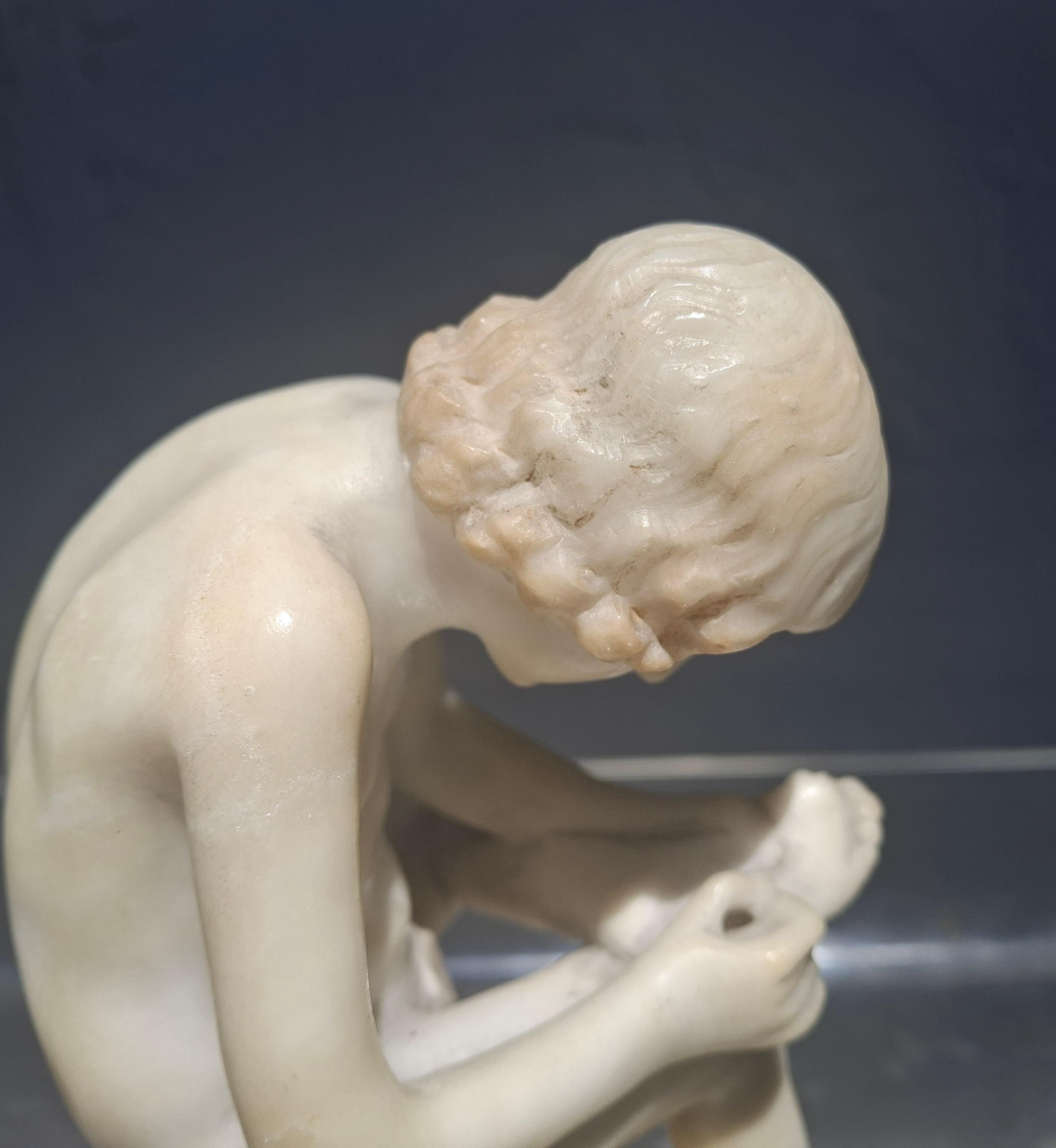 Scultura in marmo del Grand Tour italiano del XIX secolo 