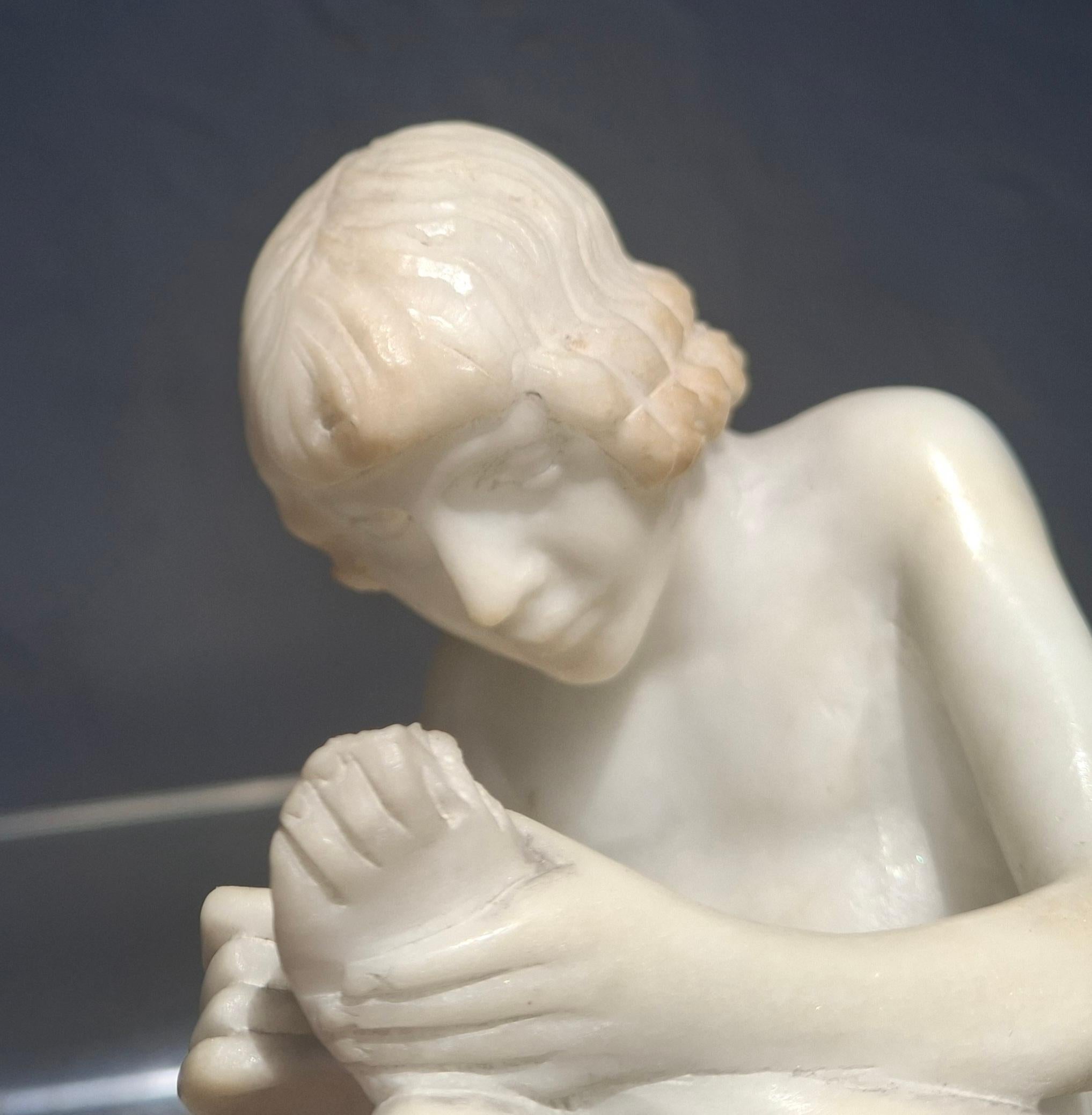 Scultura in marmo del Grand Tour italiano del XIX secolo 