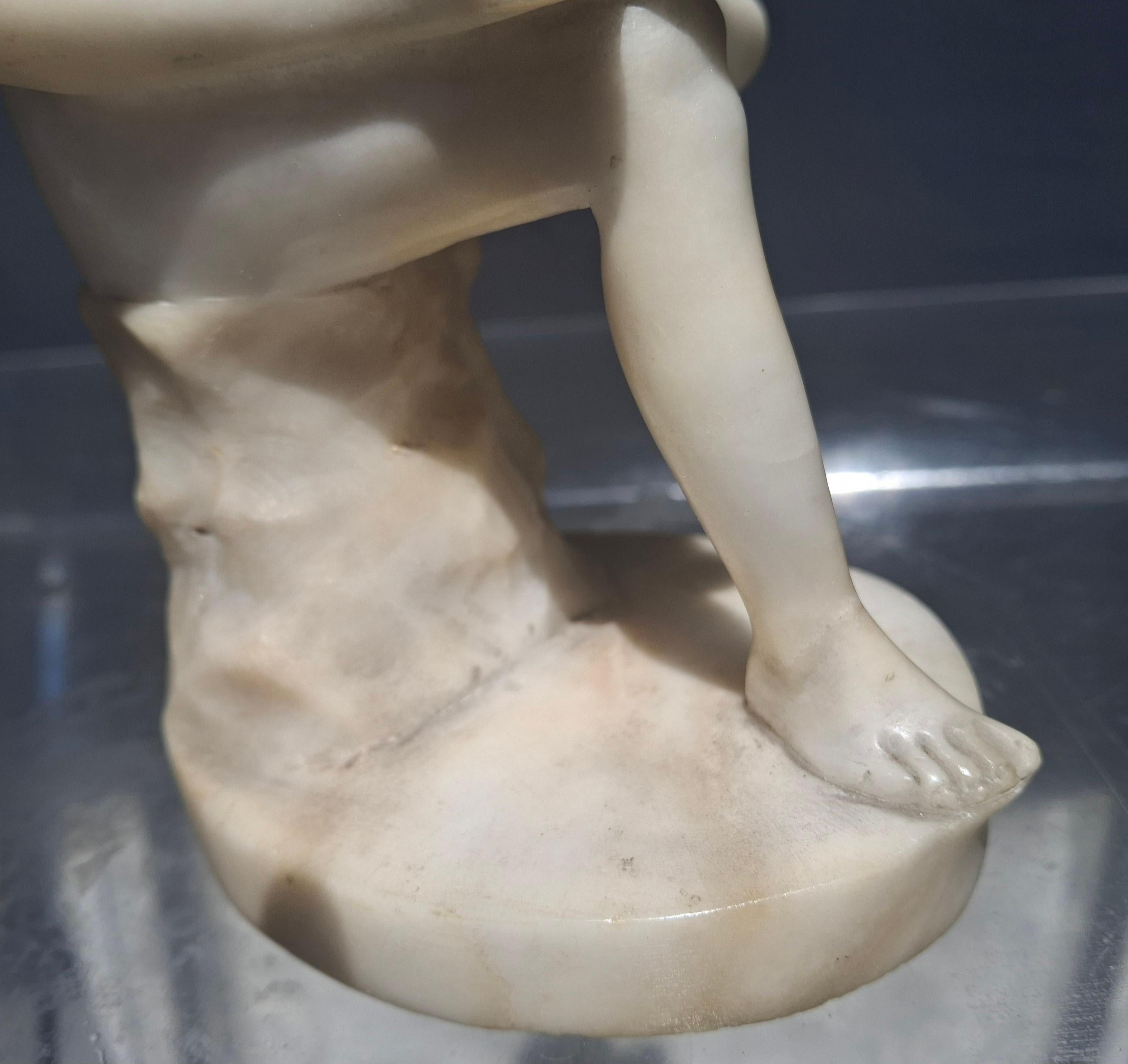 Scultura in marmo del Grand Tour italiano del XIX secolo 