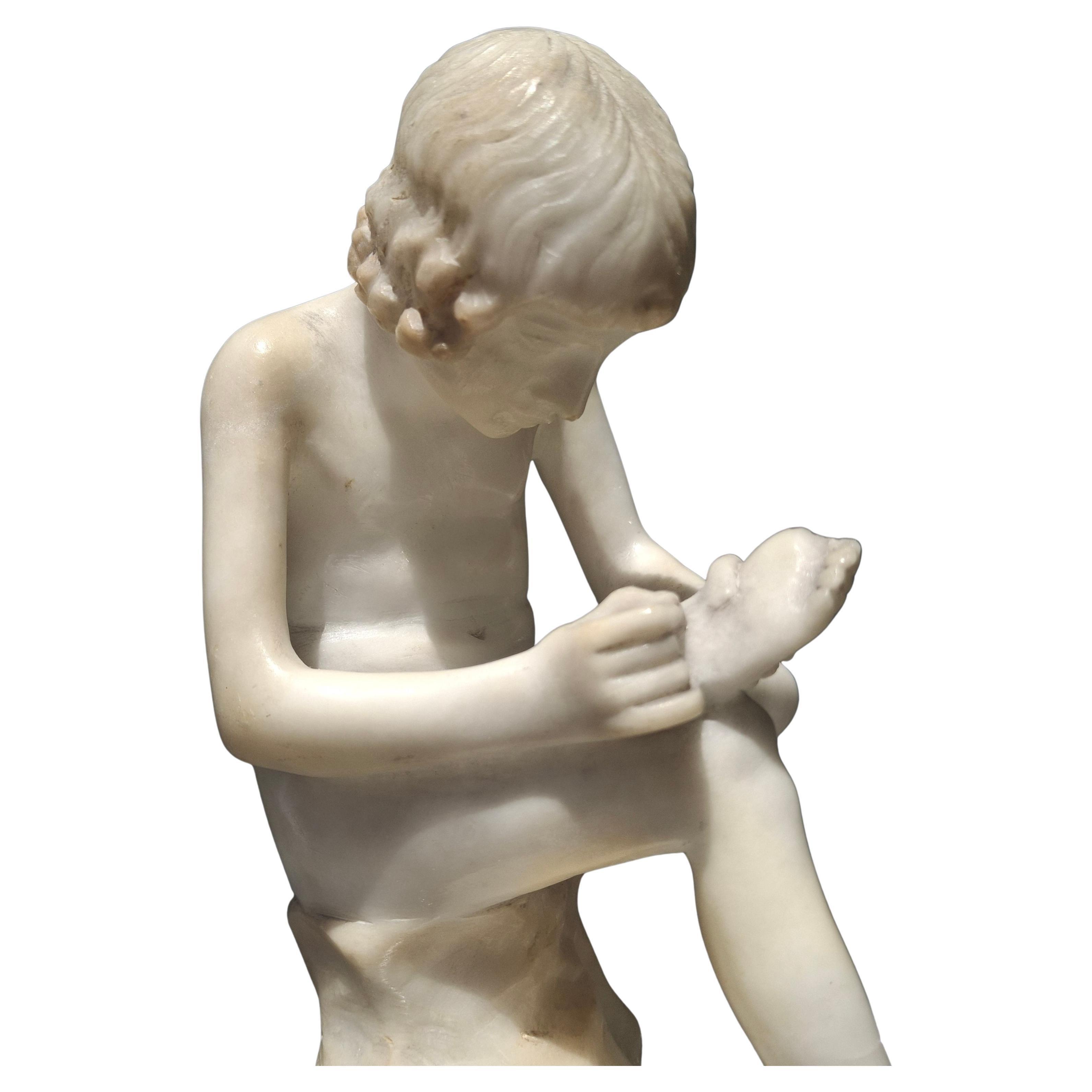 Italiano Scultura in marmo del Grand Tour italiano del XIX secolo 