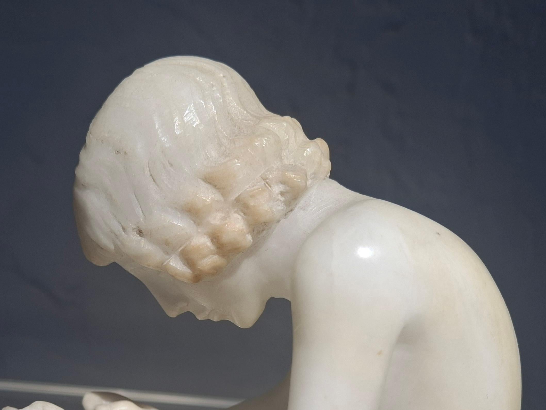 Scultura in marmo del Grand Tour italiano del XIX secolo 