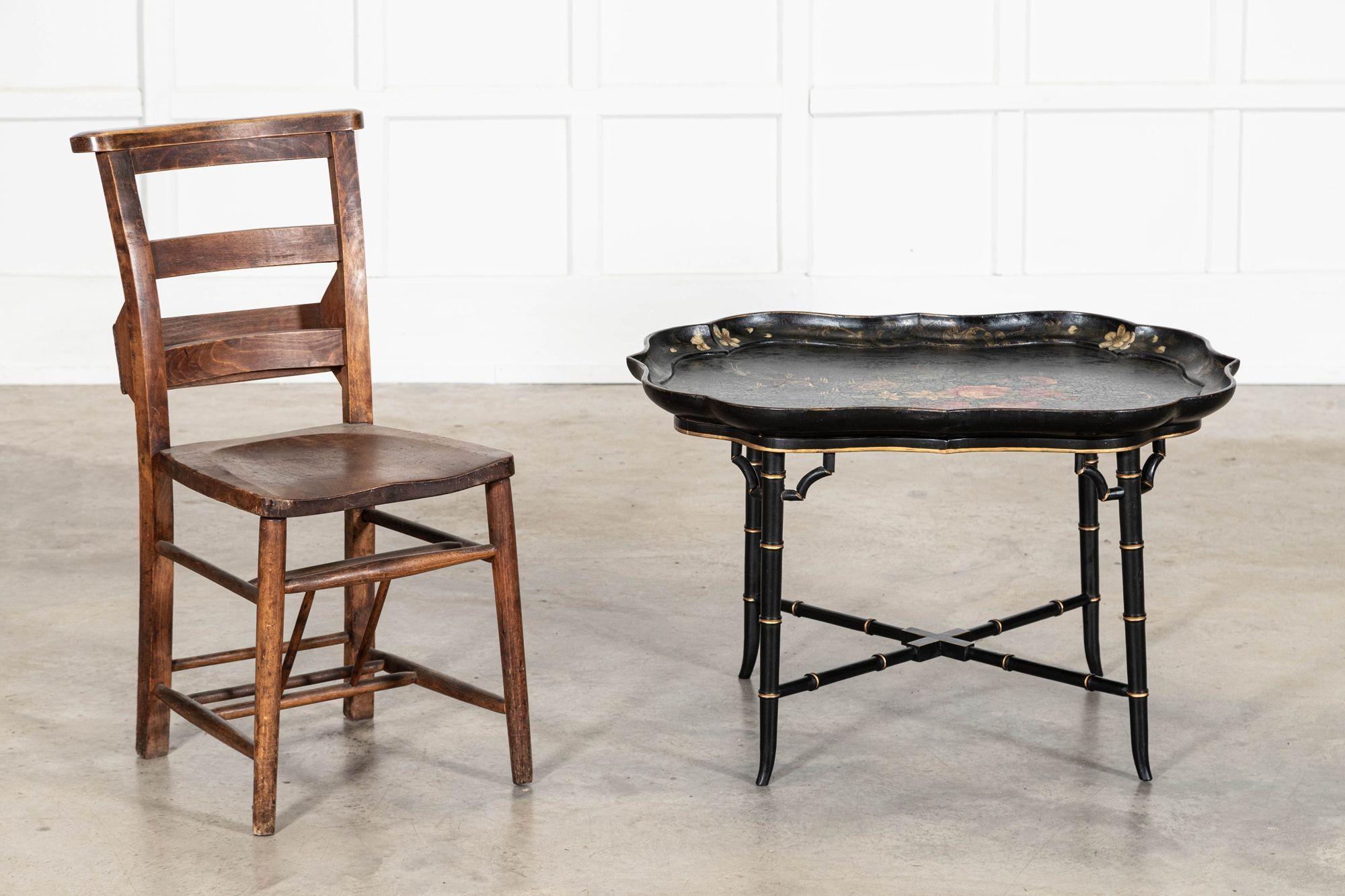 Table à plateau en Chinoiserie du 19ème siècle de Jennens and Bettridge en vente 1