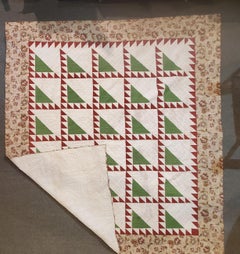 19th Century Lady of the Lake Quilt with Chintz Border