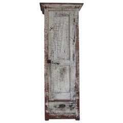 Weiß lackiertes Schrank aus dem 19. Jahrhundert von Lanark County