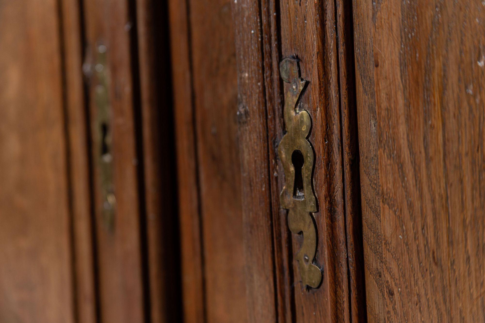 19th Century Large French Oak Dresser Base For Sale 5