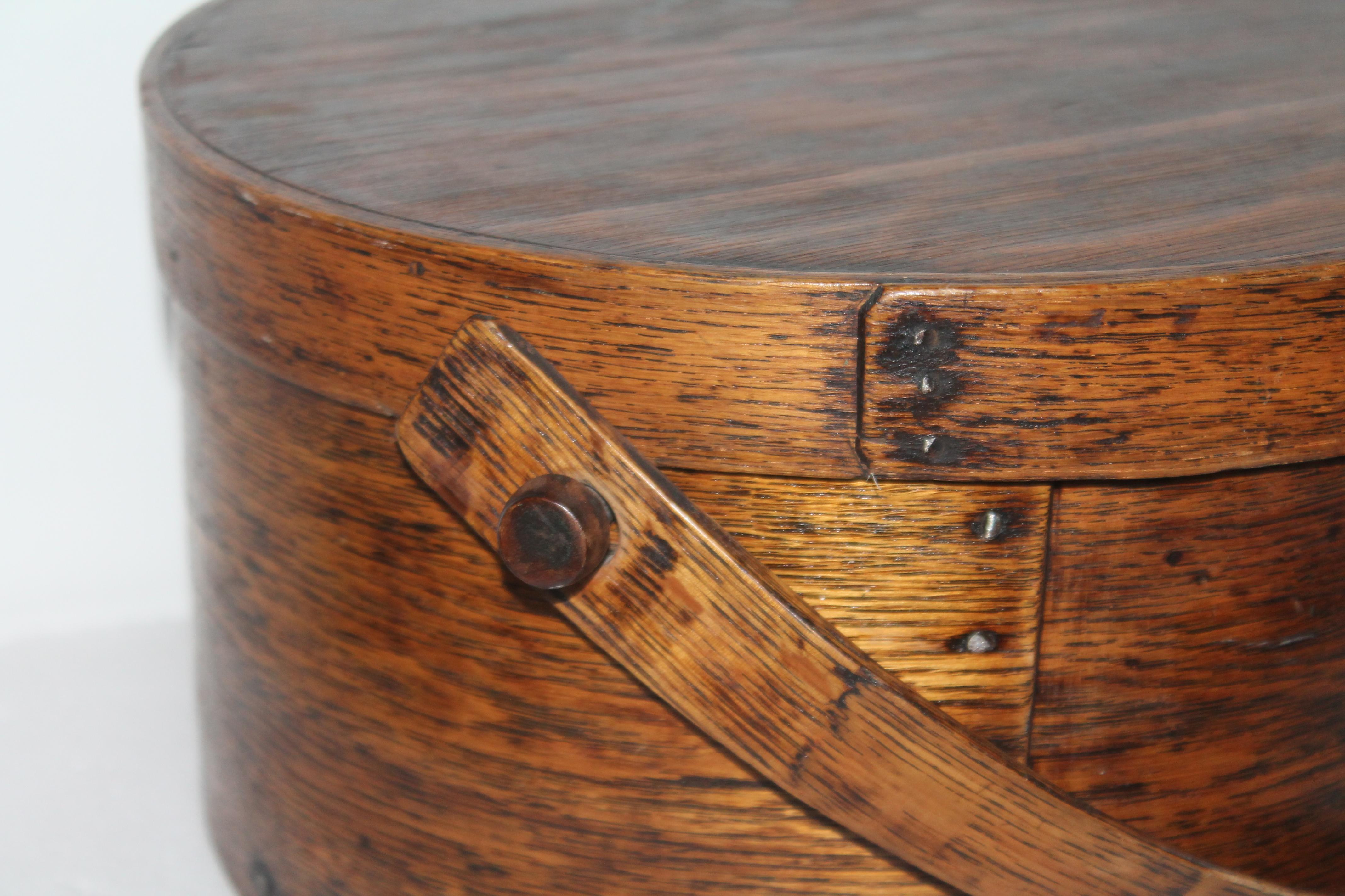 Hand-Crafted 19th Century Large Pantry Box with Lid For Sale