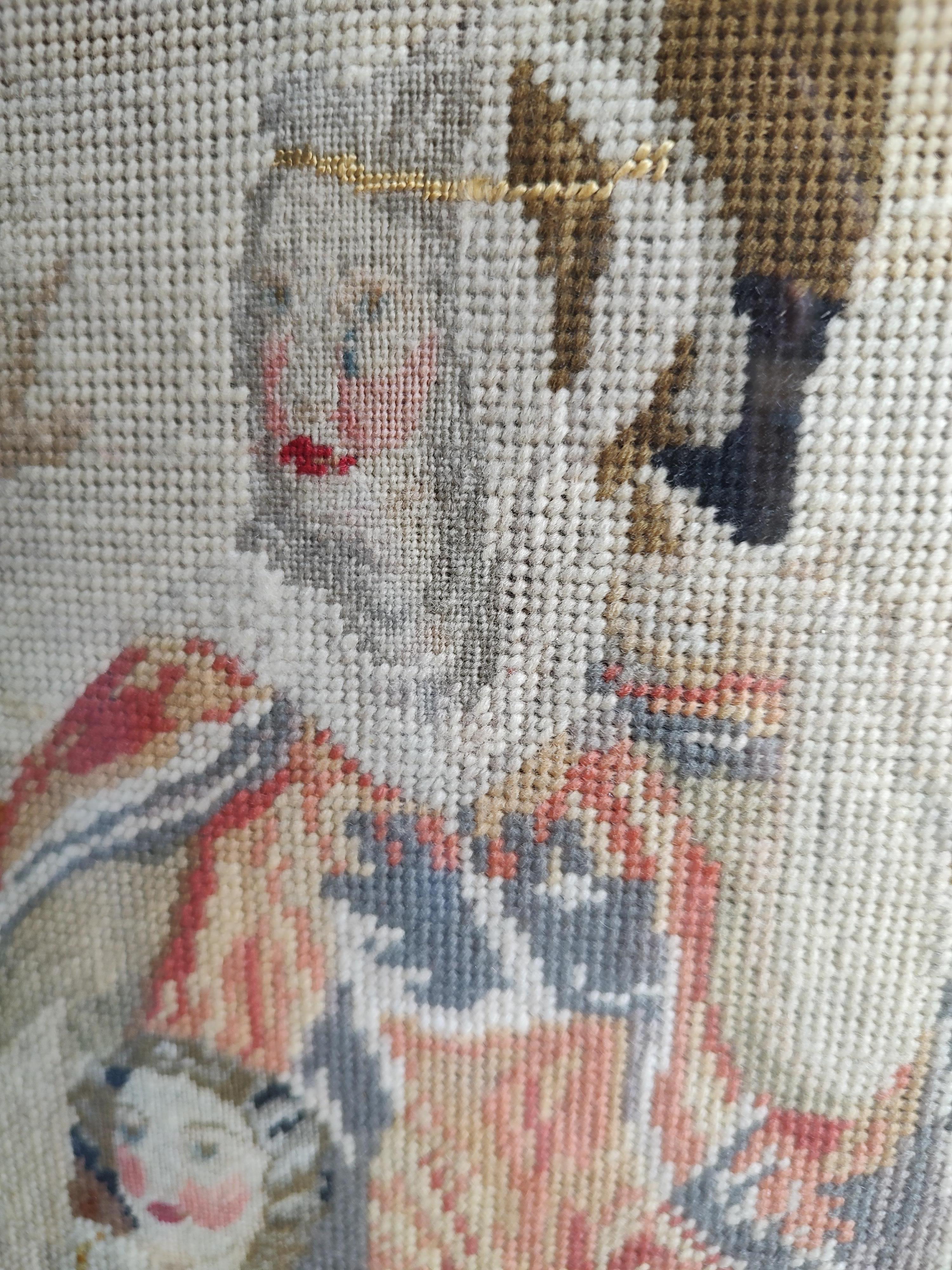 A.I.C. Revive, laque noire et dorée, tapisserie d'écran de cheminée 19e C. en vente 6