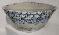 19Thc Grand bol à mélanger en éponge