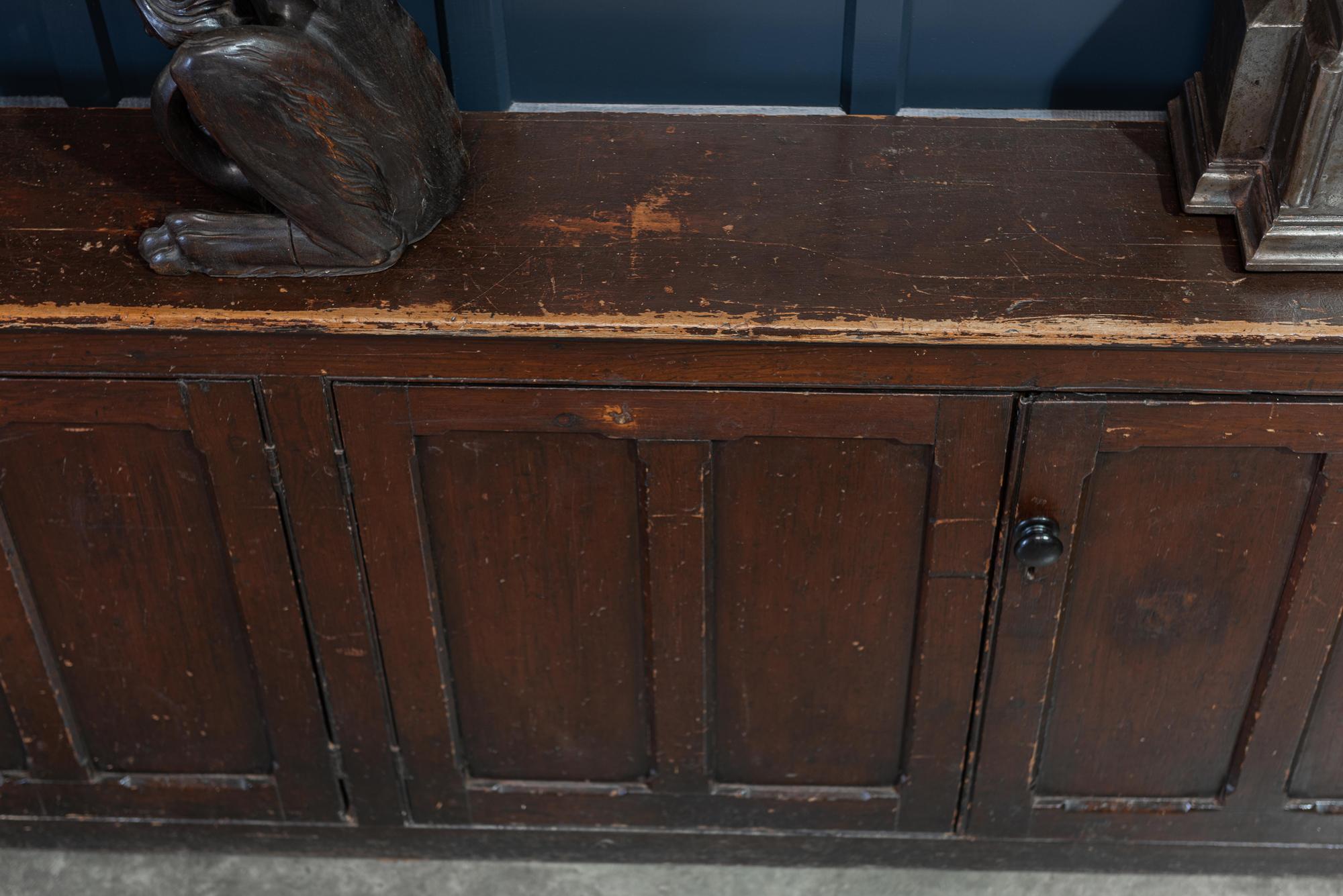 19th Century Large Welsh Pine Bible Cupboard 4