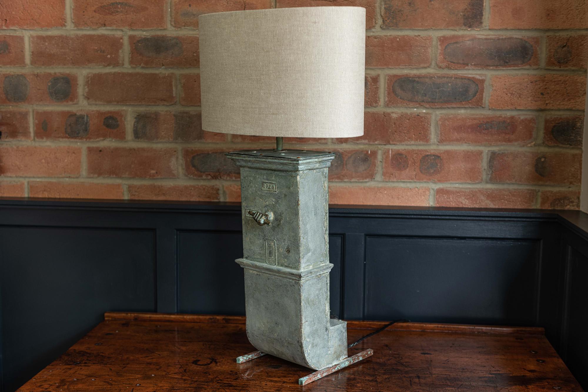 19th Century London Makers Air Vent Table Lamp 5