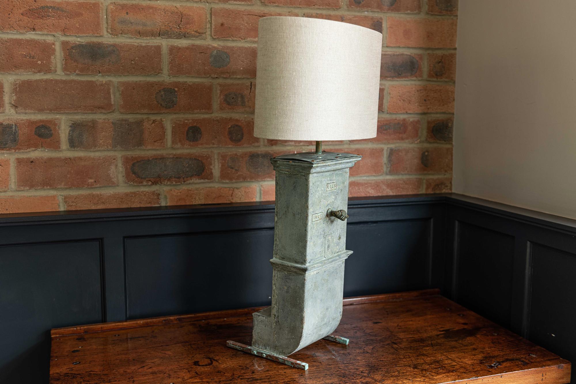 19th Century London Makers Air Vent Table Lamp 6
