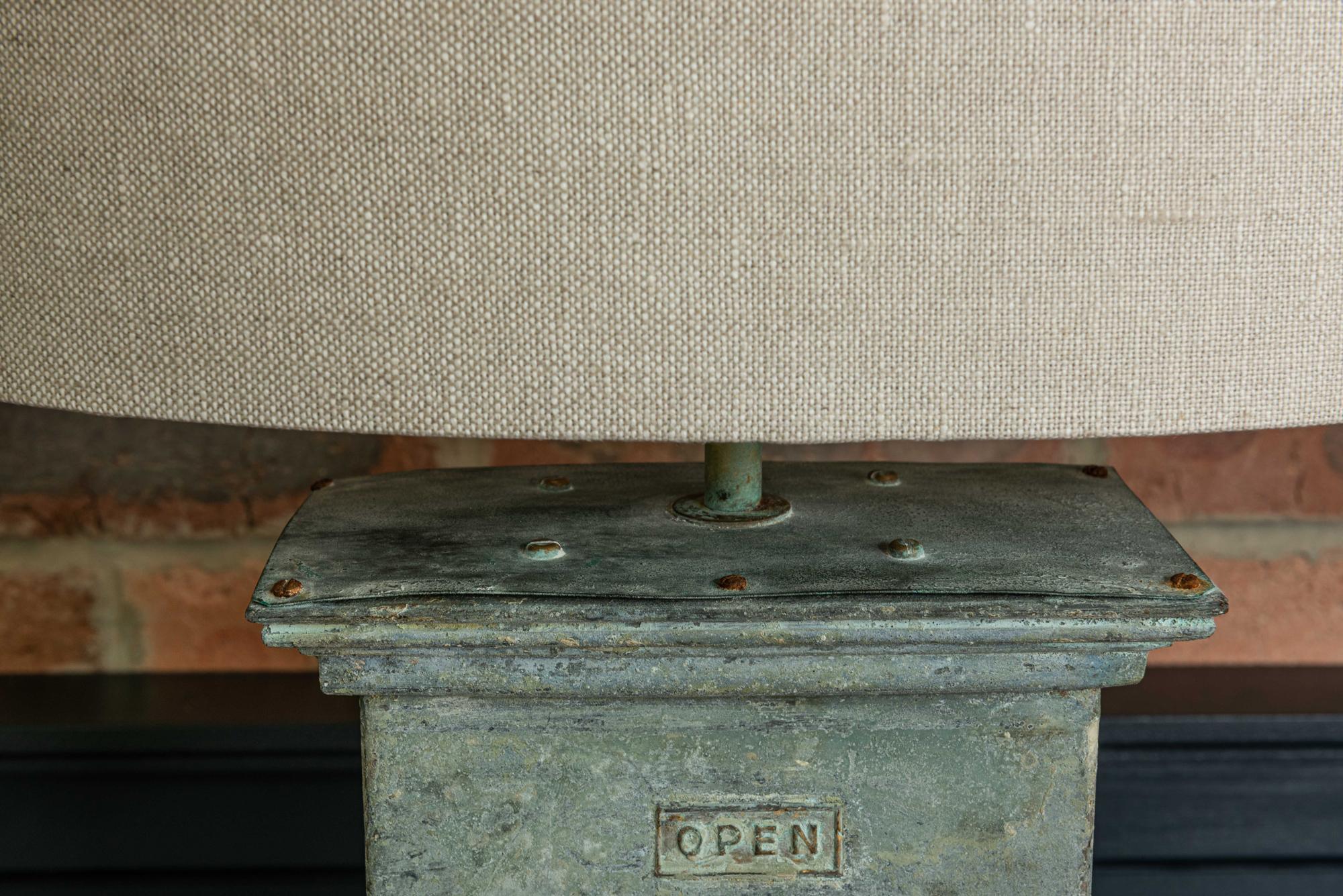 19th Century London Makers Air Vent Table Lamp 8