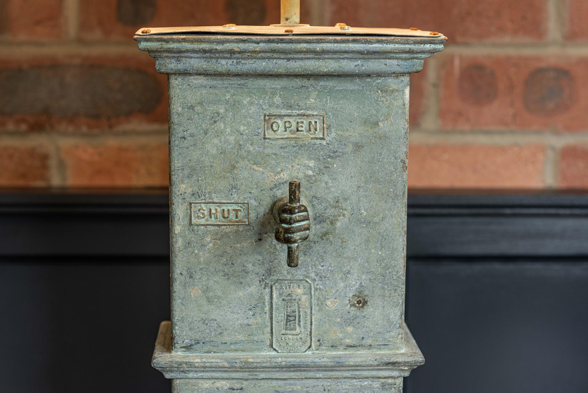 British 19th Century London Makers Air Vent Table Lamp