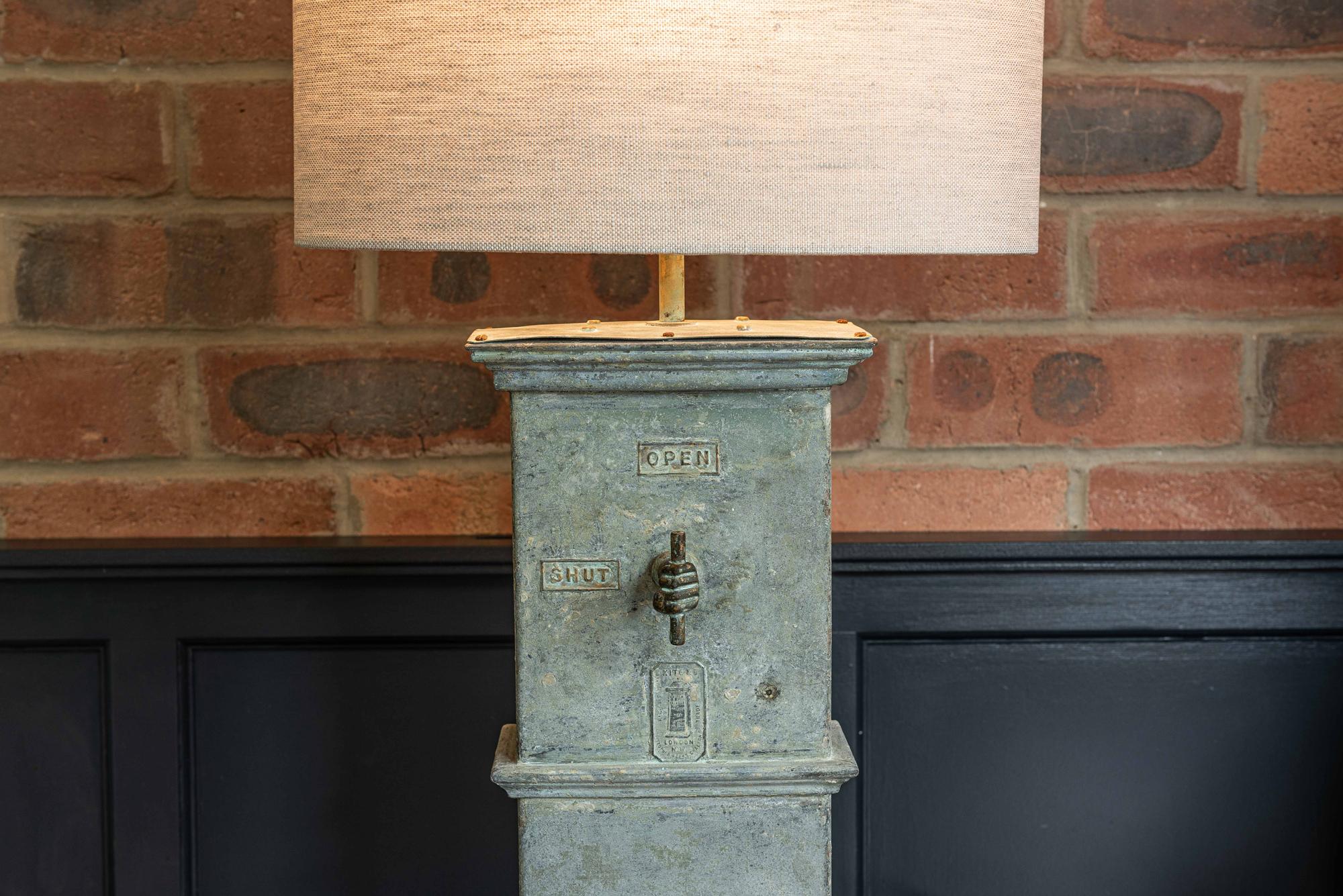 19th Century London Makers Air Vent Table Lamp 1