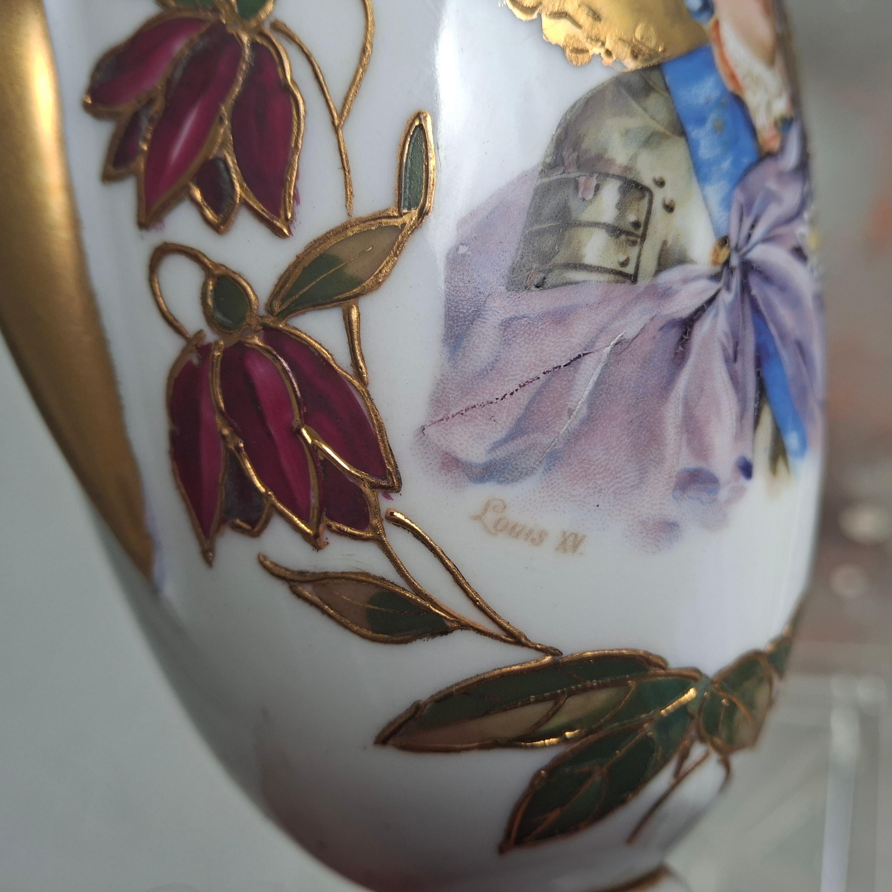 Vaso/urna in porcellana Luigi XV del XIX secolo Royal Vienna Porcelain in vendita 12
