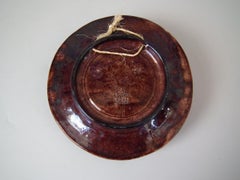 19th Century Mafra Palissy Majolica Lizard Plate