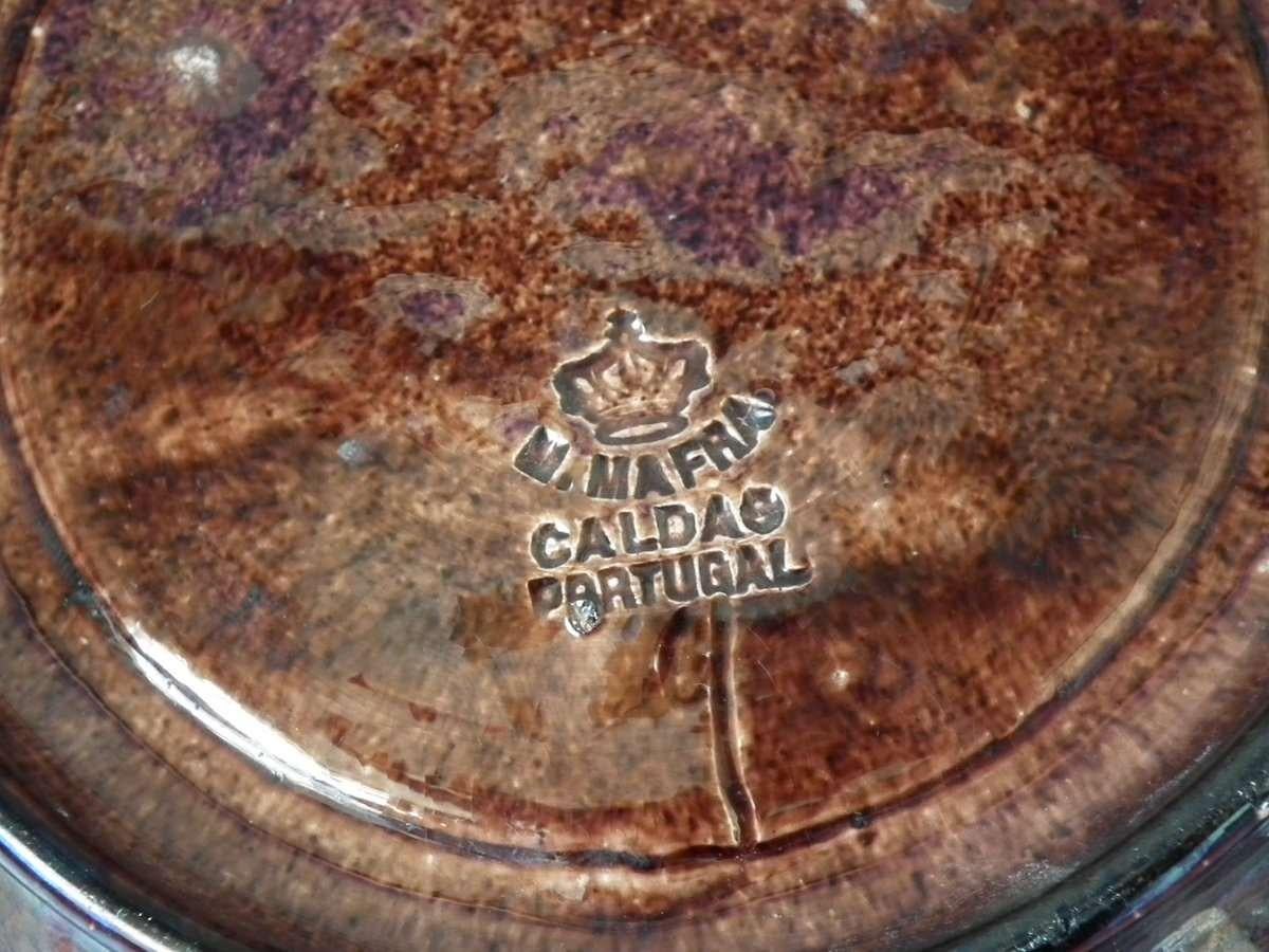 Other 19th Century Mafra Palissy Majolica Lizard Plate