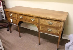 19thc. Mahogany Bow Fronted Sideboard