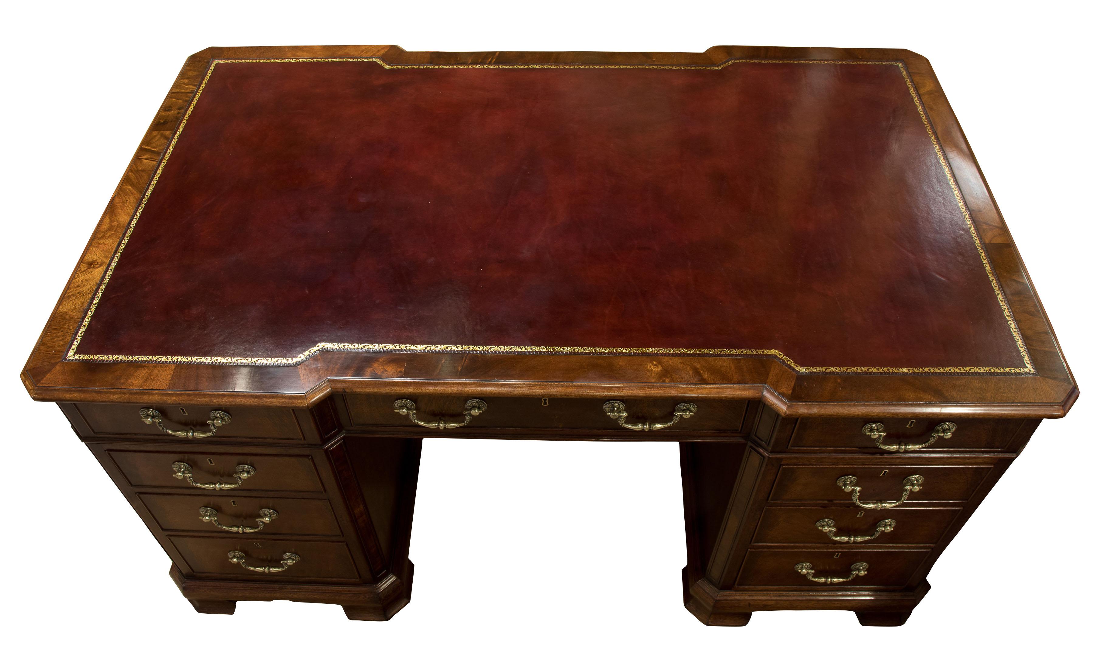 Late 19th Century 19th Century Mahogany Desk For Sale