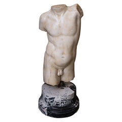 19thc Marble Torso